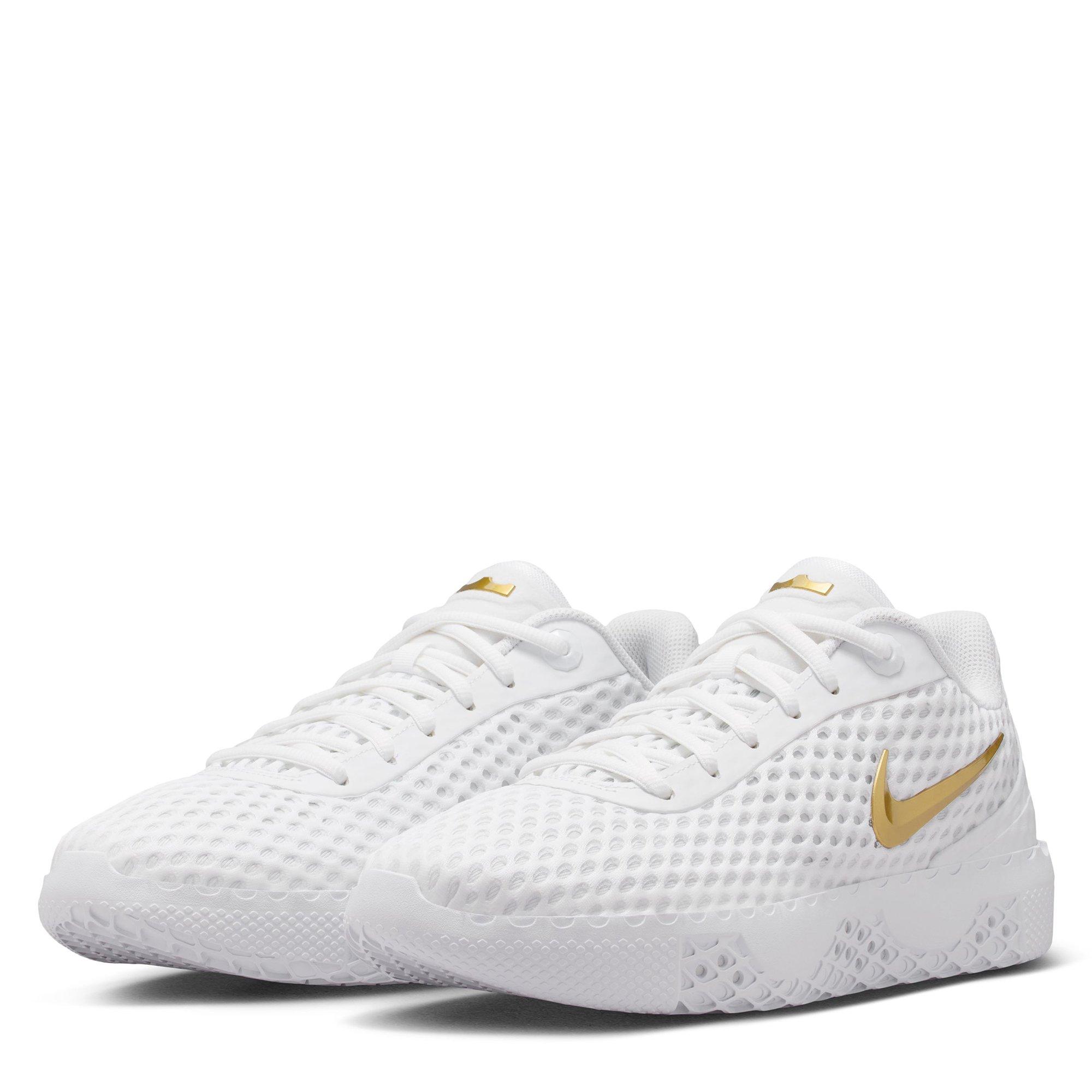 Wht/Gold/Wht - Nike - LeBron Witness X Mens Basketball Shoes - 5