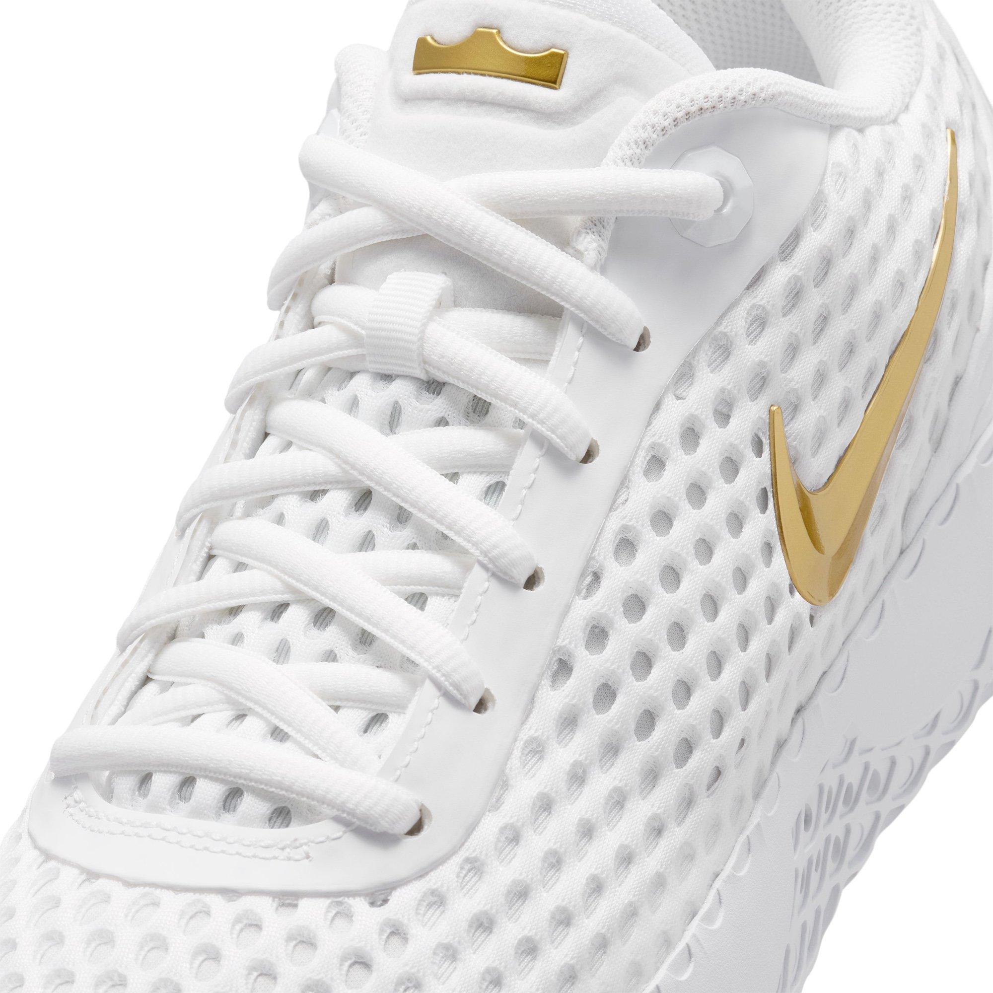 Wht/Gold/Wht - Nike - LeBron Witness X Mens Basketball Shoes - 7