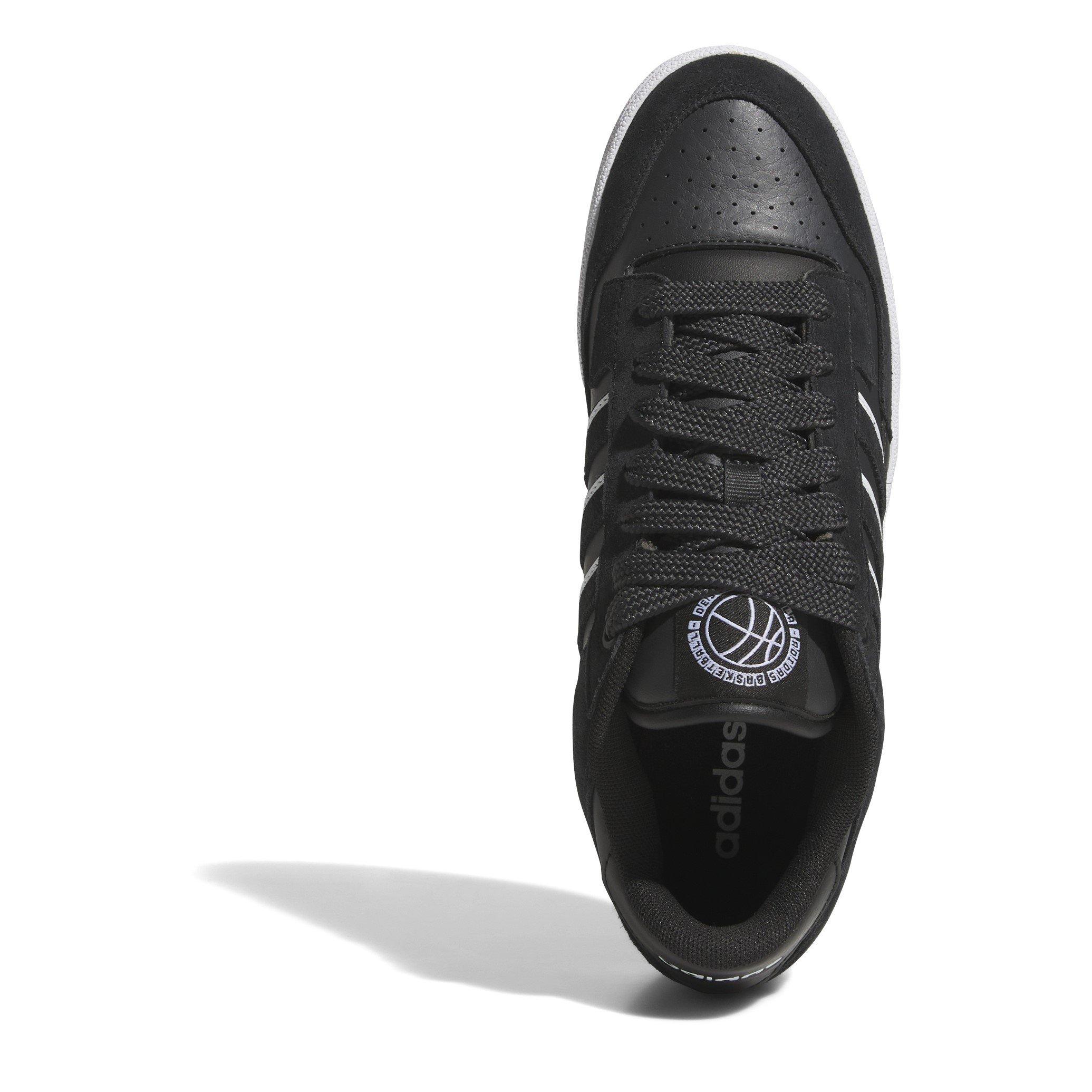 Black/Carbon - adidas - Rapid Court Low-Top Trainers Mens - 5