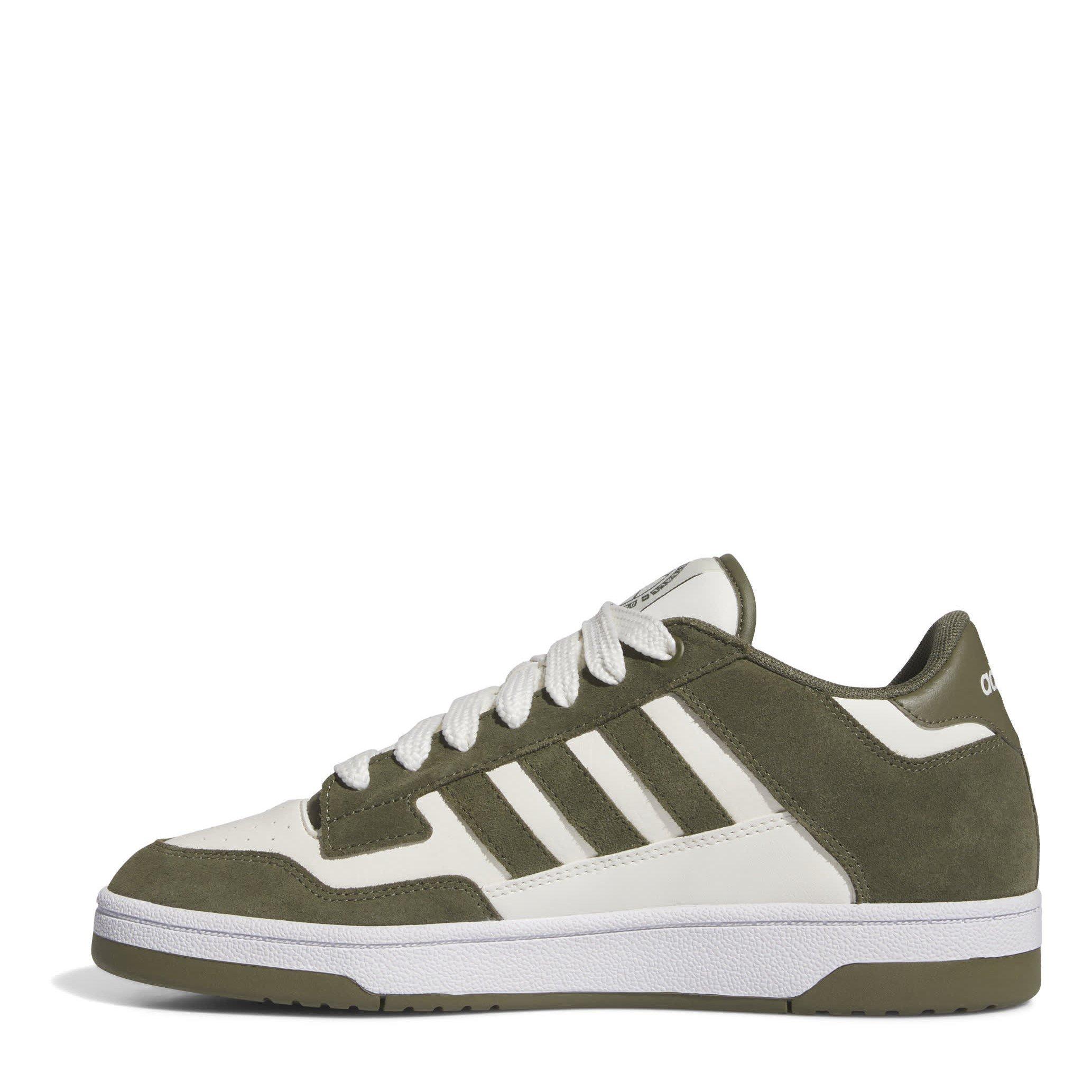 Olijf/Wit - adidas - Rapid Court Low-Top Trainers Mens - 2