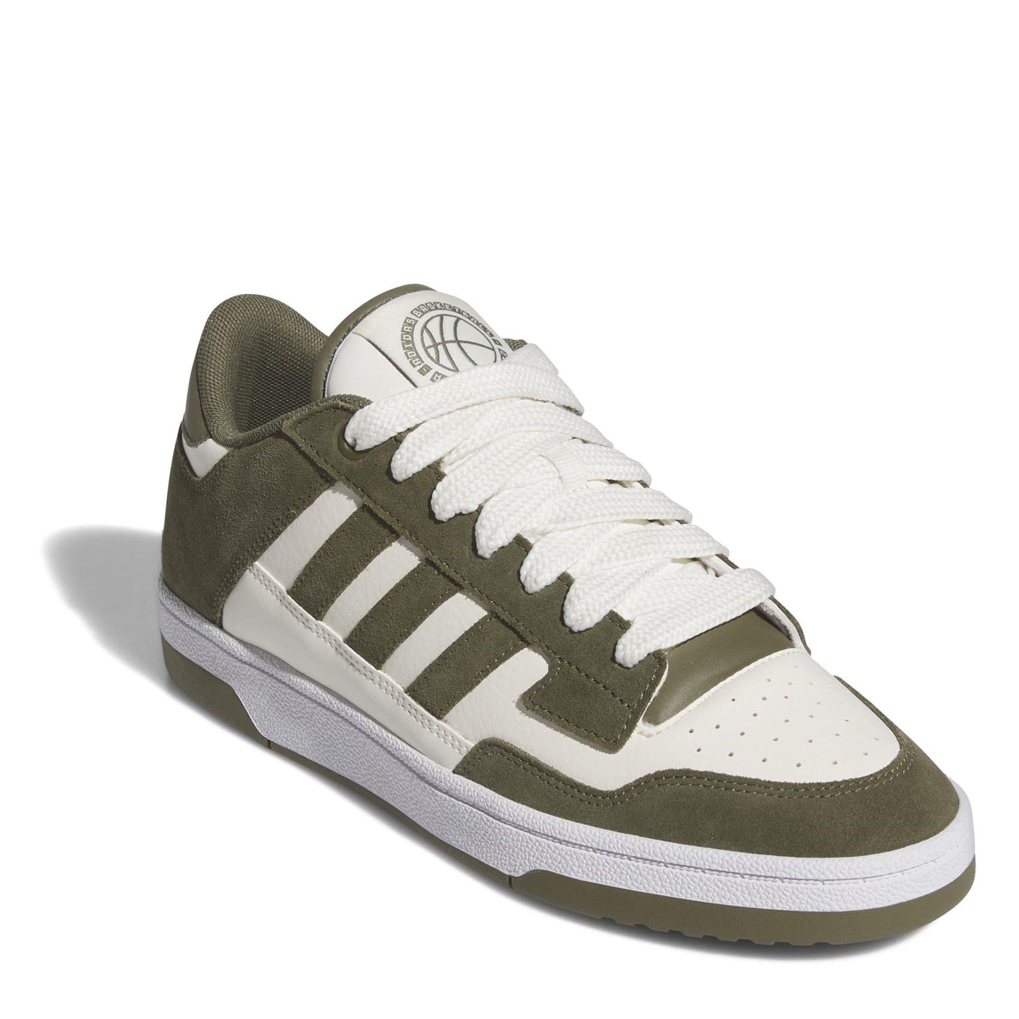 Olijf/Wit - adidas - Rapid Court Low-Top Trainers Mens - 3