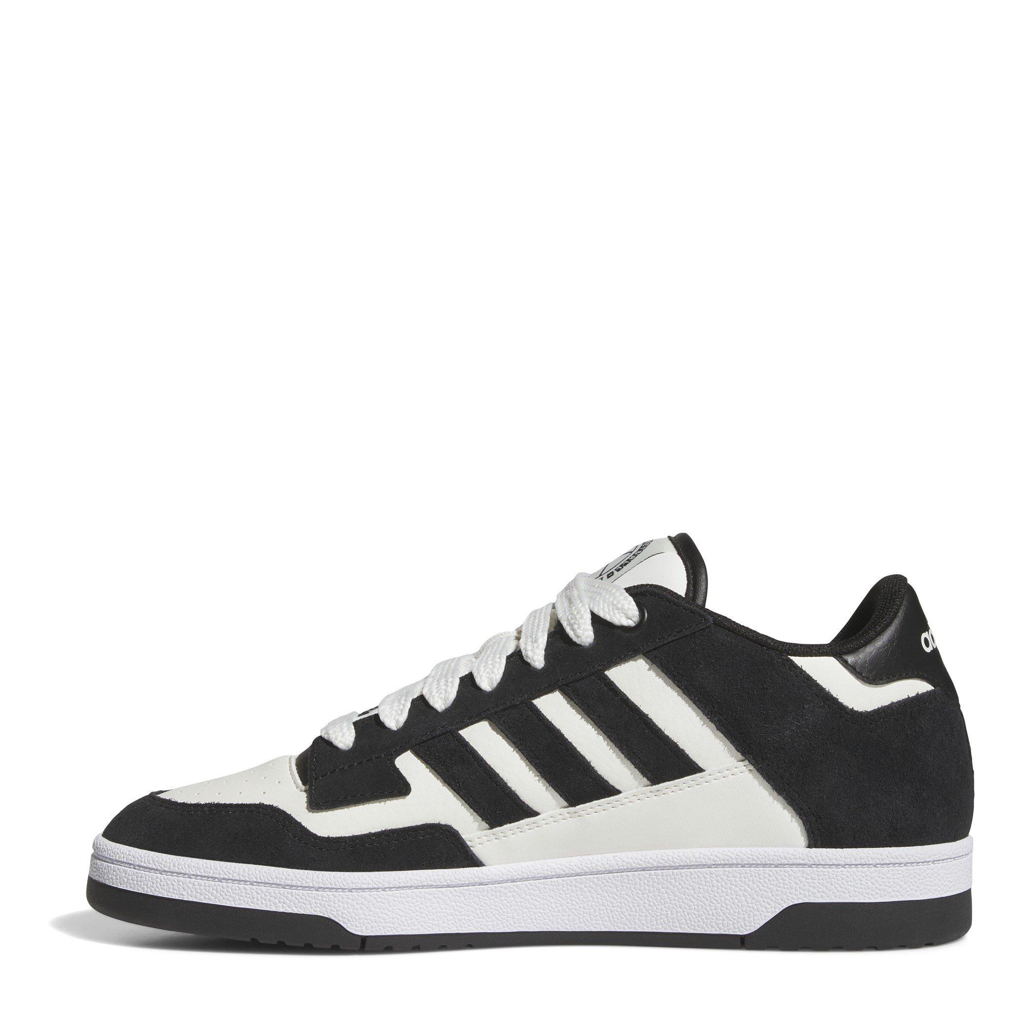 Black/White - adidas - Rapid Court Low-Top Trainers Mens - 2
