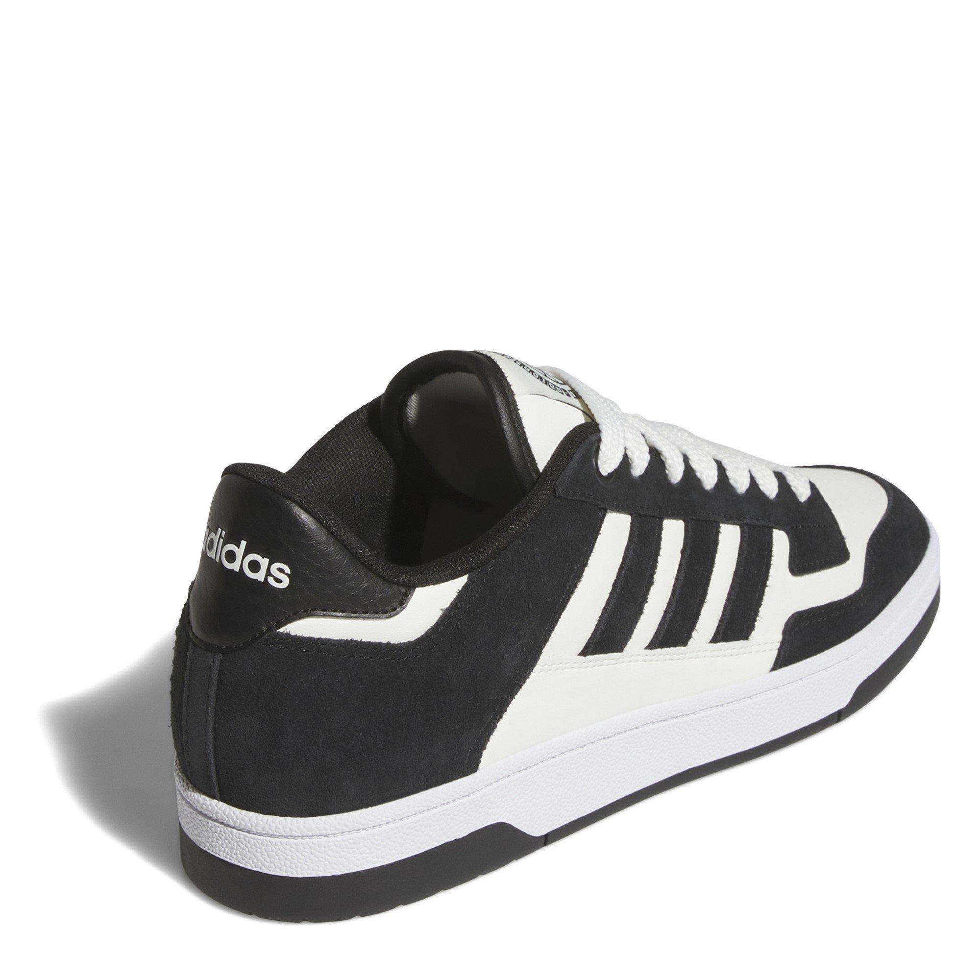 Black/White - adidas - Rapid Court Low-Top Trainers Mens - 4