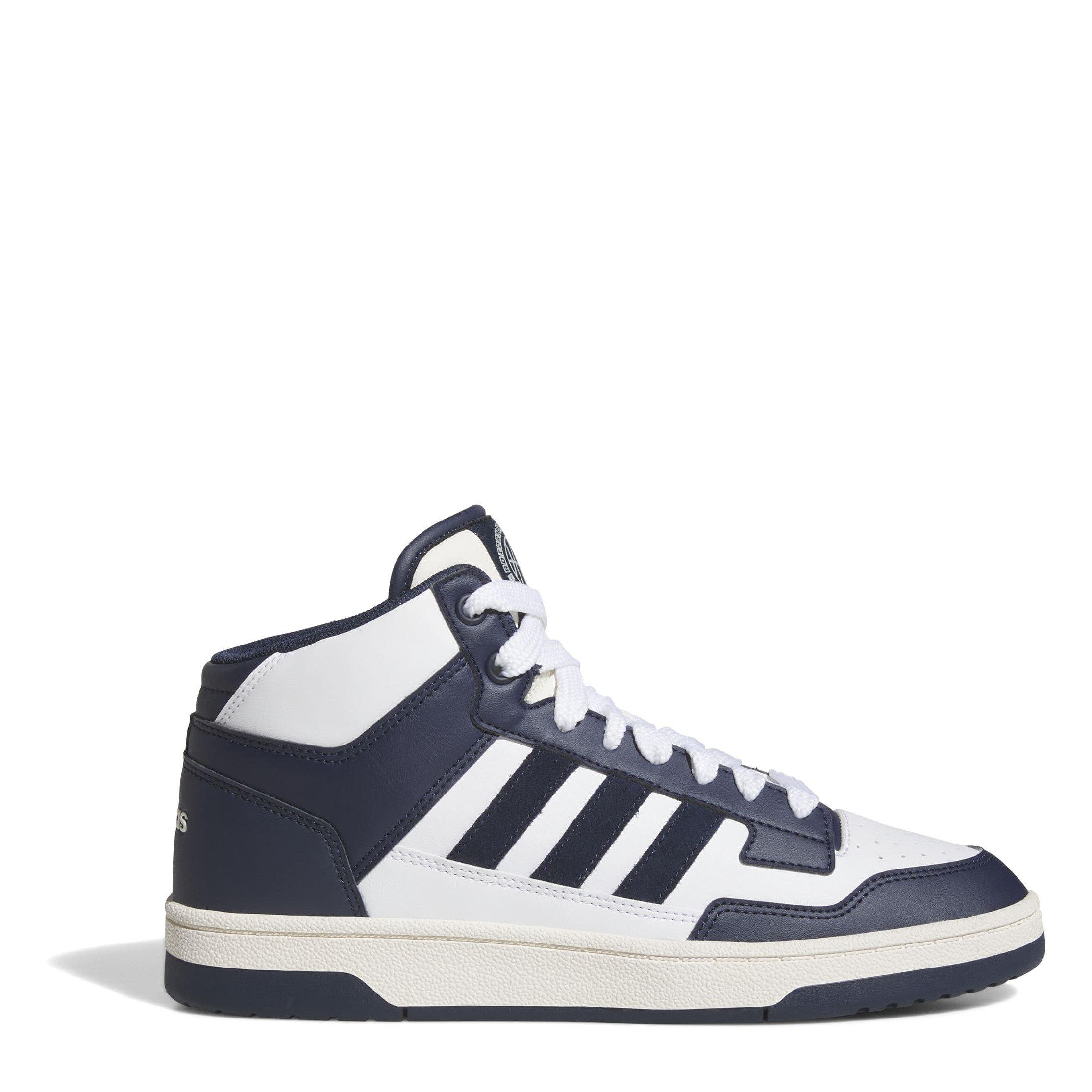 Marineblau/Weiß - adidas - Rapid Court Mid High-Top Trainers Mens - 1