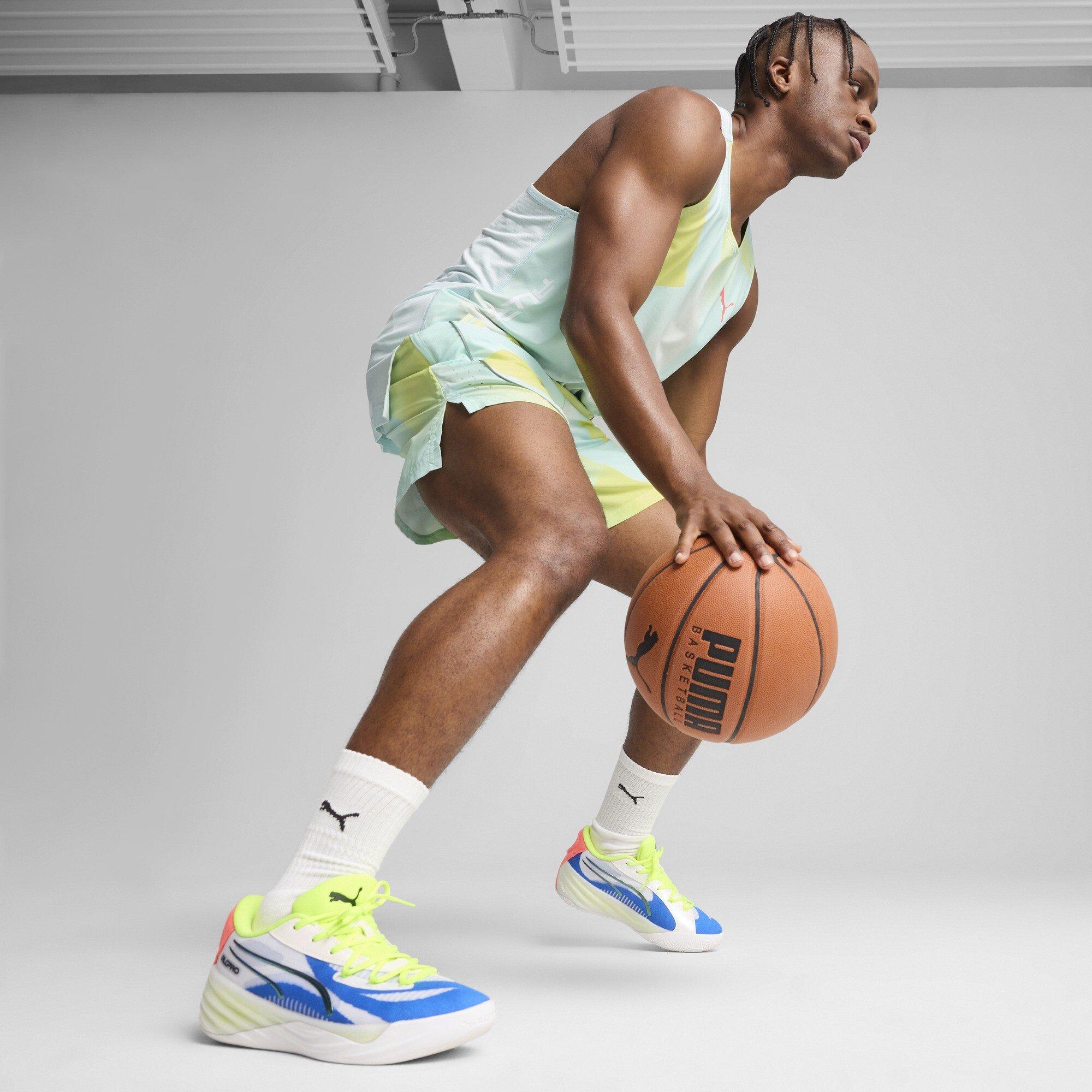 Puma White-Ye - Puma - Men's All-Pro Nitro Basketball Trainers - 7