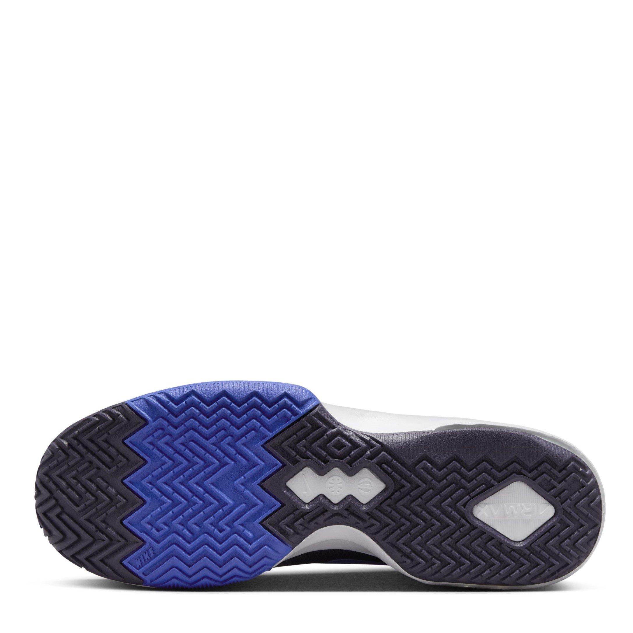 Raisin/Blue-Wht - Nike - NIke Air Max Impact 4 Adults Basketball Shoes - 3