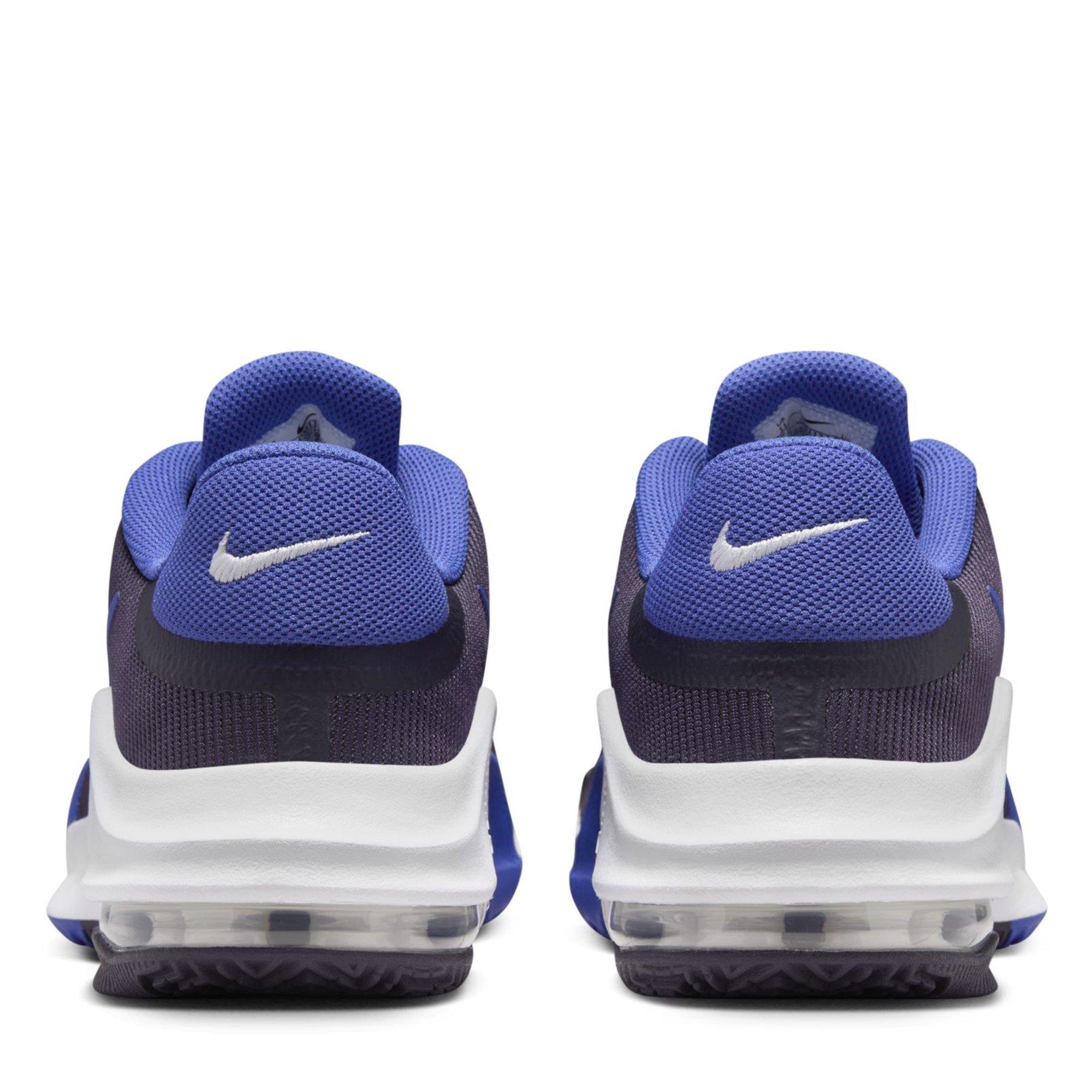 Raisin/Blue-Wht - Nike - NIke Air Max Impact 4 Adults Basketball Shoes - 6