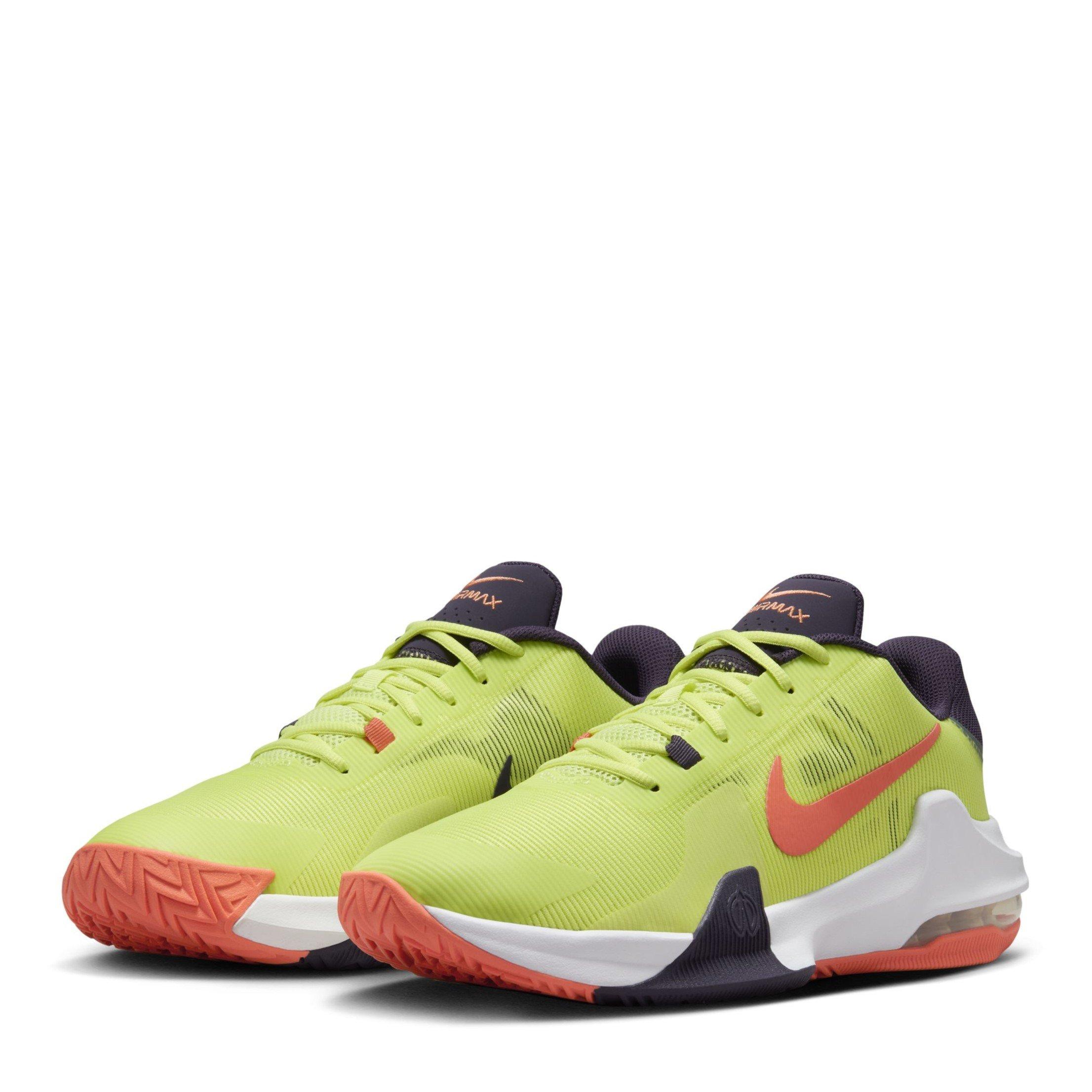 Lt.Lemon/Raisin - Nike - NIke Air Max Impact 4 Adults Basketball Shoes - 4