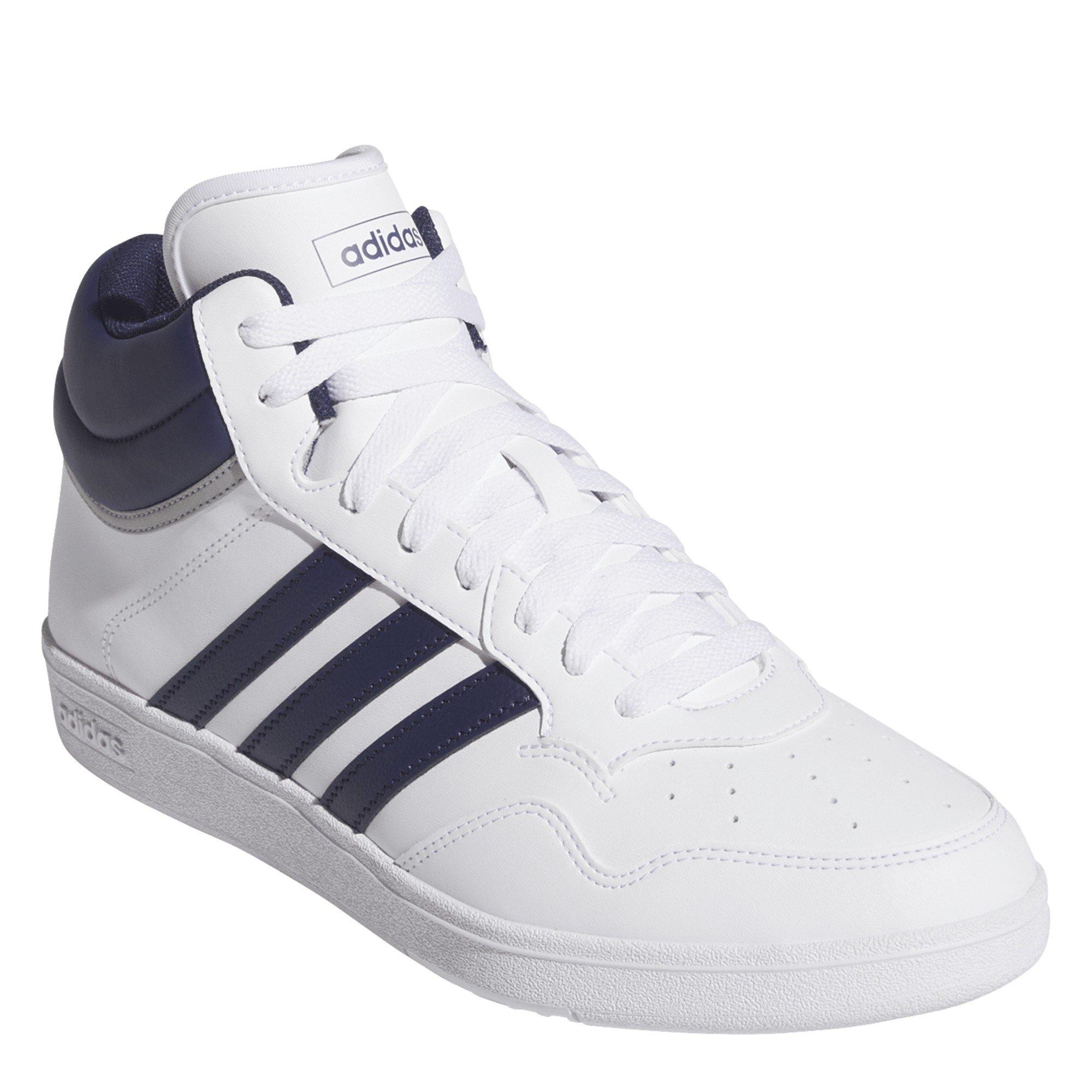 Ftwr White - adidas - Men's Hoops 4.0 Mid Basketball Trainers - 3