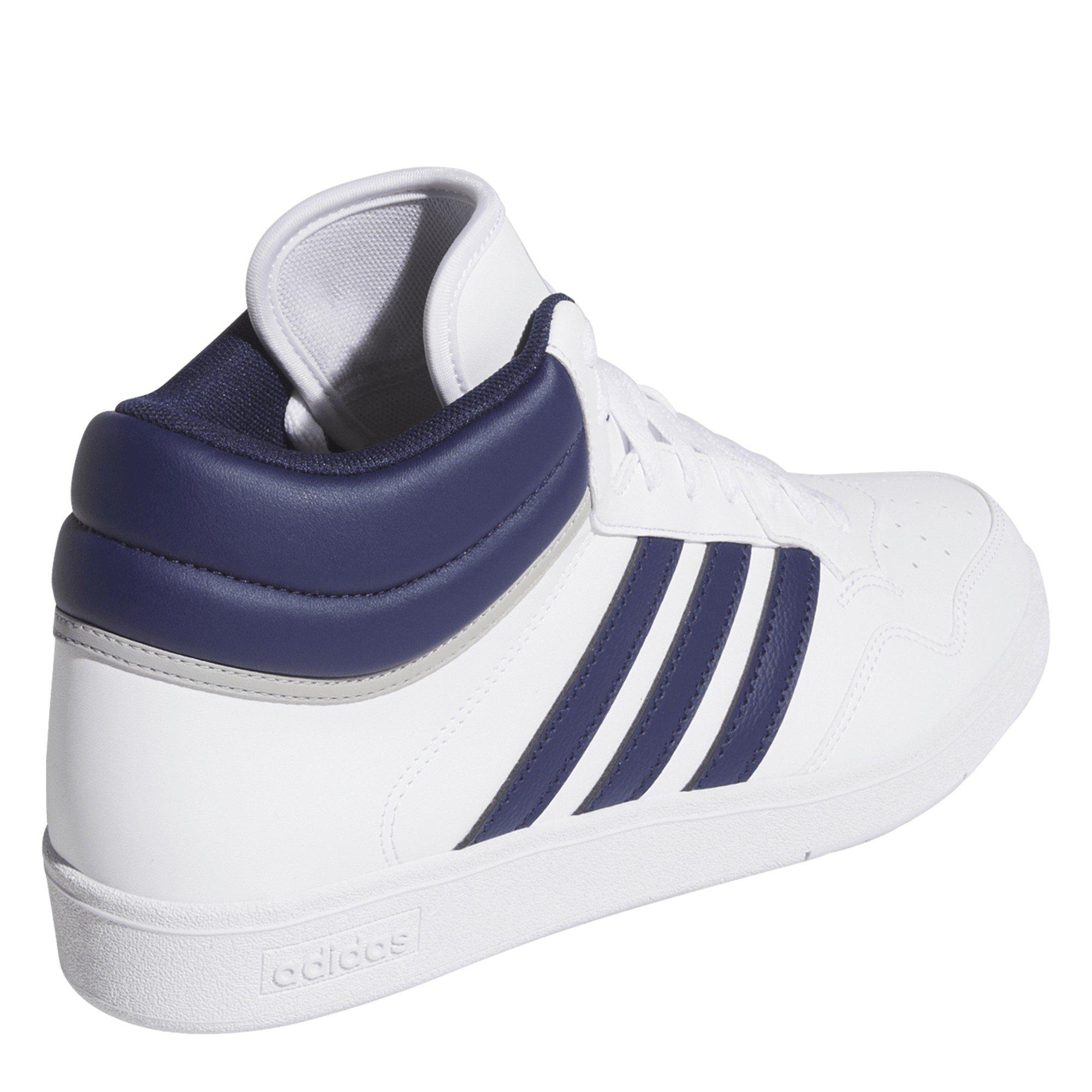 Ftwr White - adidas - Men's Hoops 4.0 Mid Basketball Trainers - 4