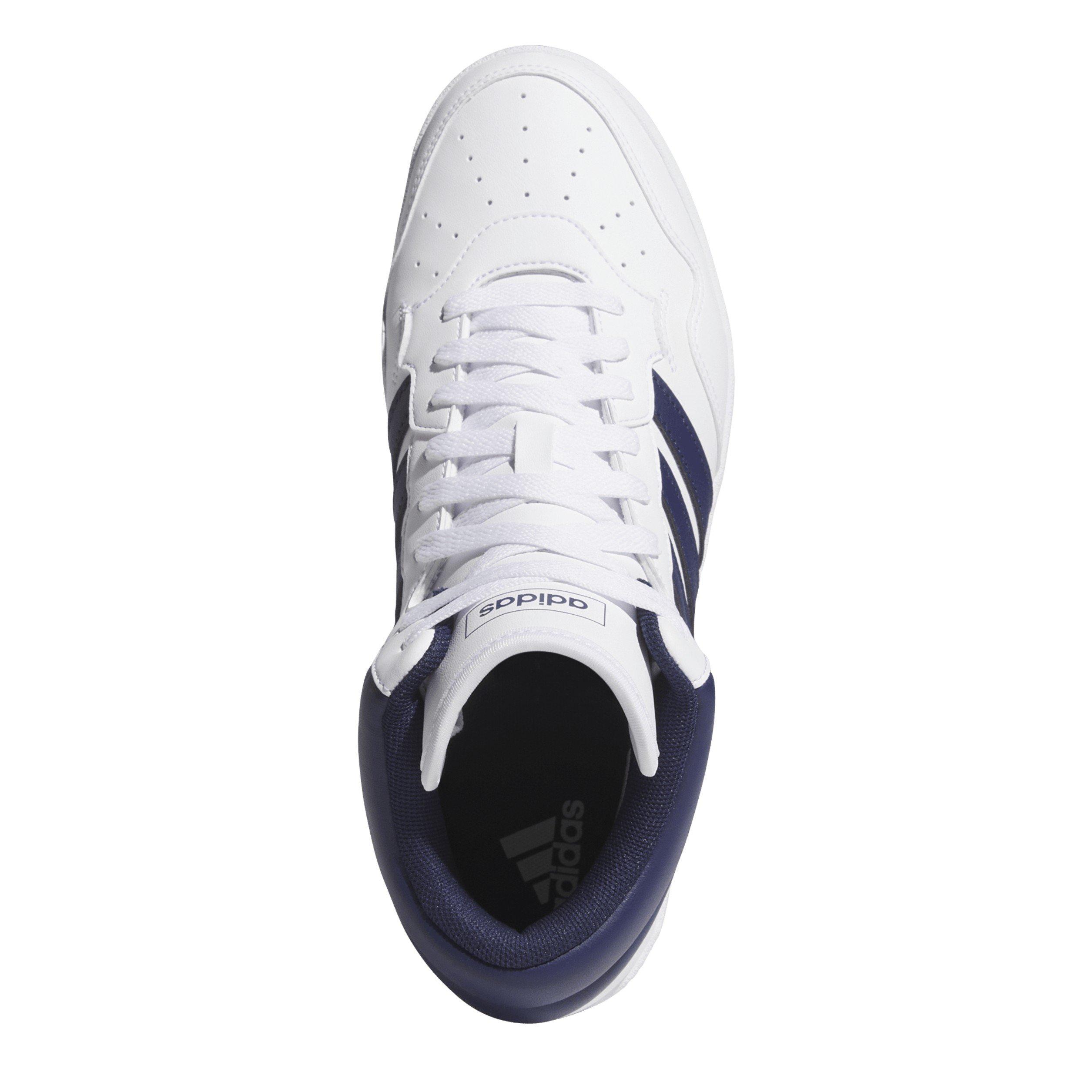 Ftwr White - adidas - Men's Hoops 4.0 Mid Basketball Trainers - 5