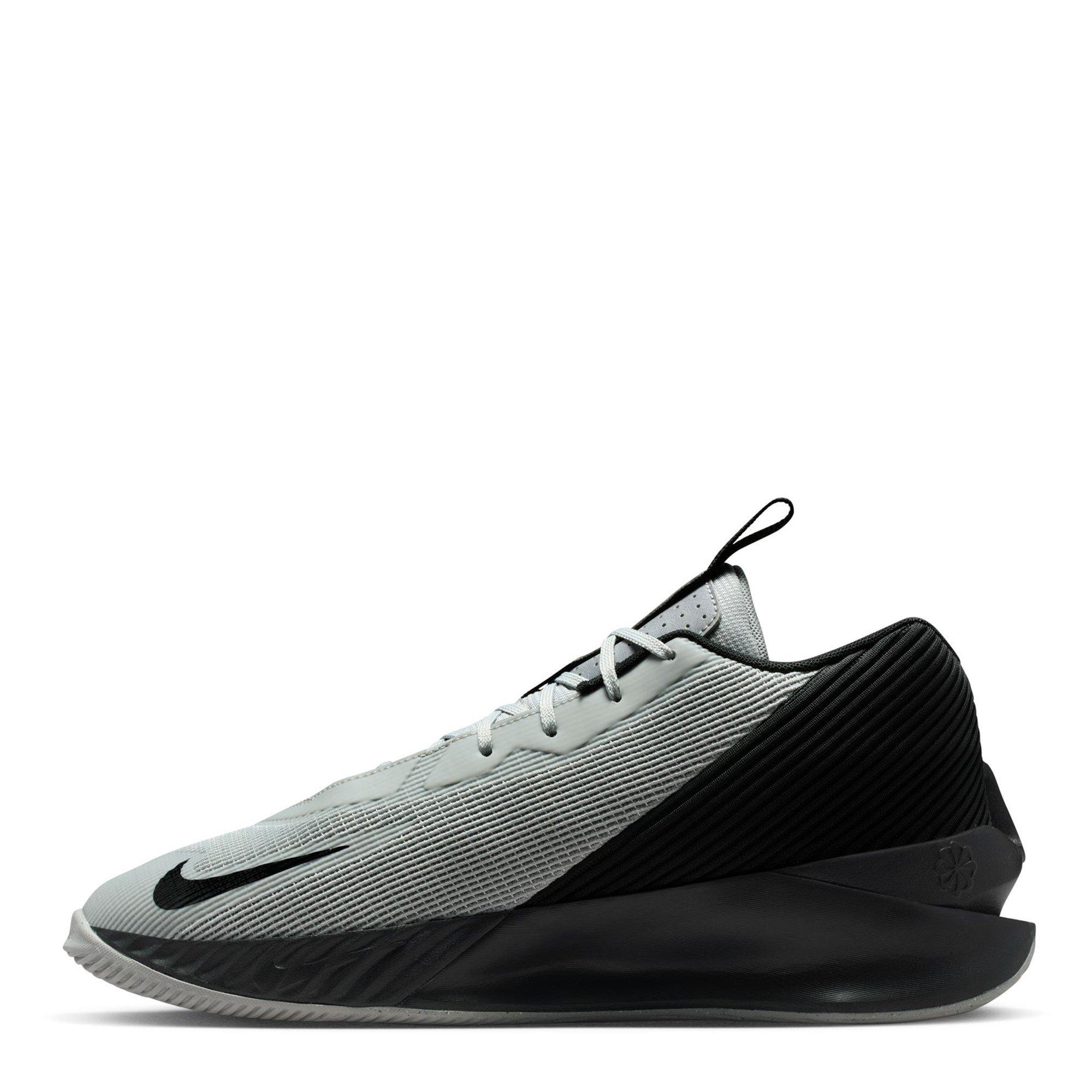 Grey/Silver - Nike - G.T. Jump Academy Basketball Trainers Mens - 2