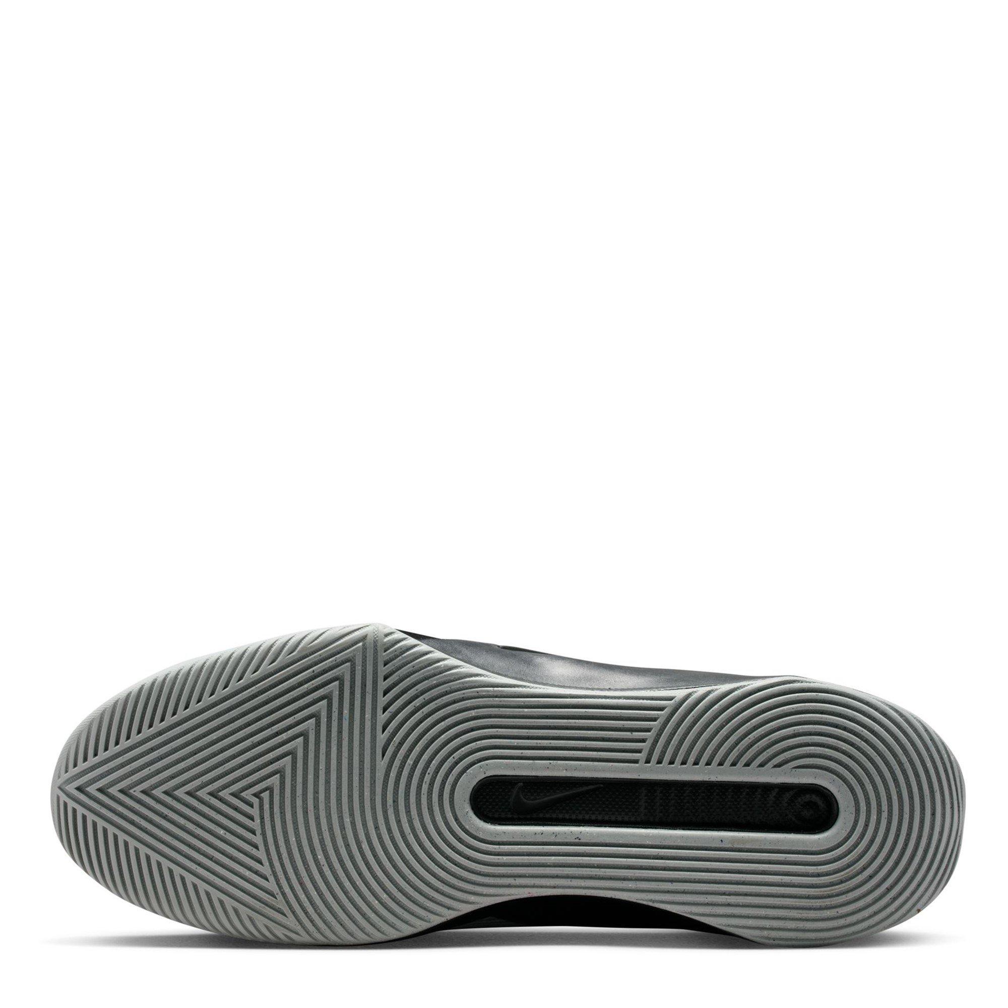 Grey/Silver - Nike - G.T. Jump Academy Basketball Trainers Mens - 3