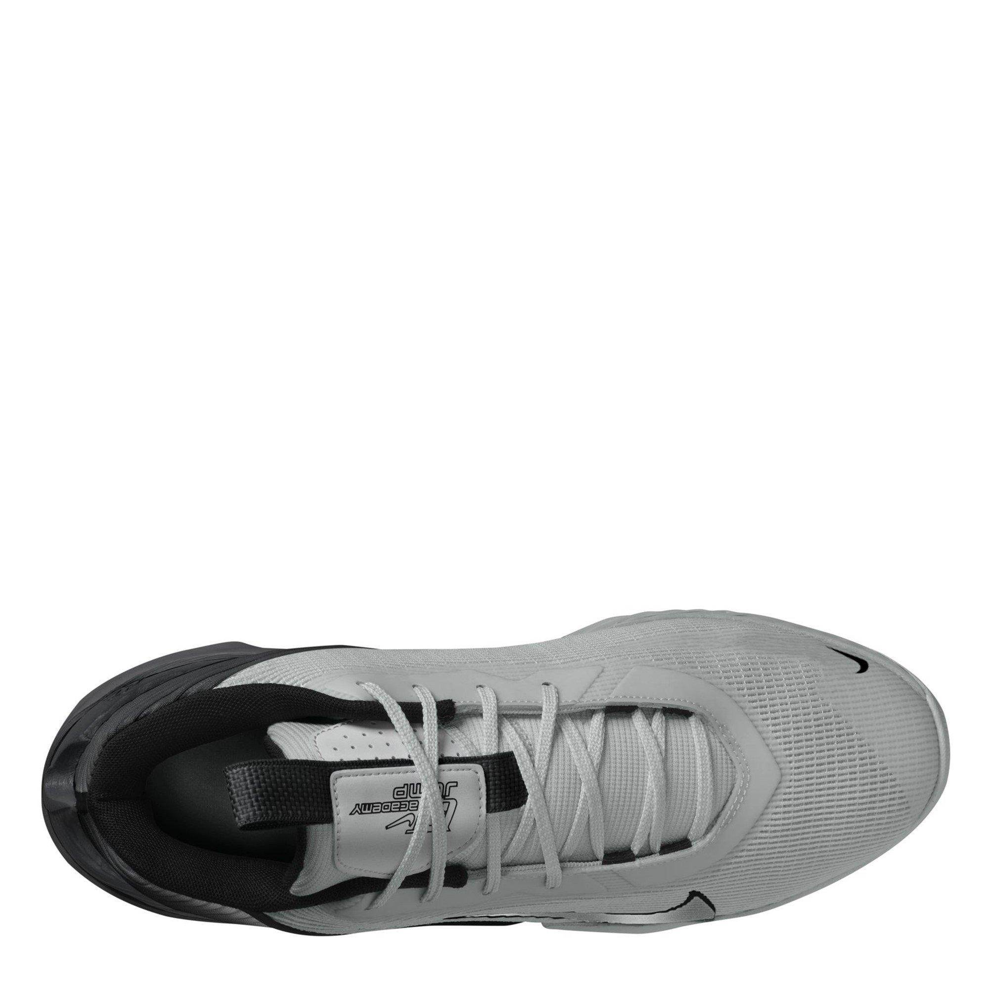 Grey/Silver - Nike - G.T. Jump Academy Basketball Trainers Mens - 9