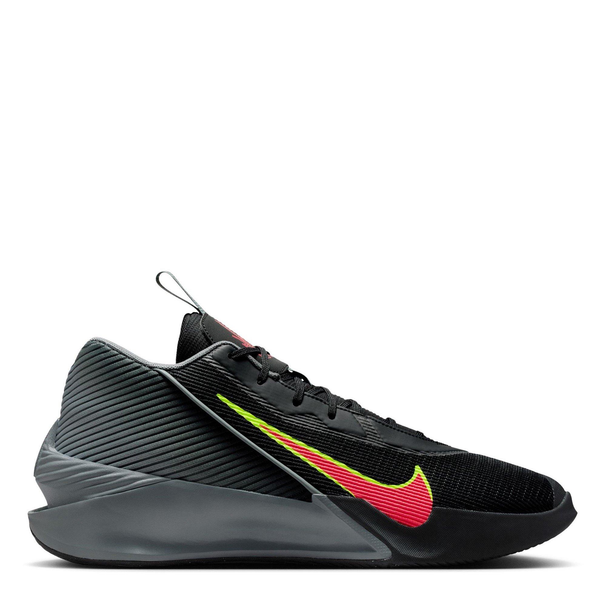 Nike Men's G.t. Jump Academy Basketball Trainers - Black/Red - 8 (42.5)