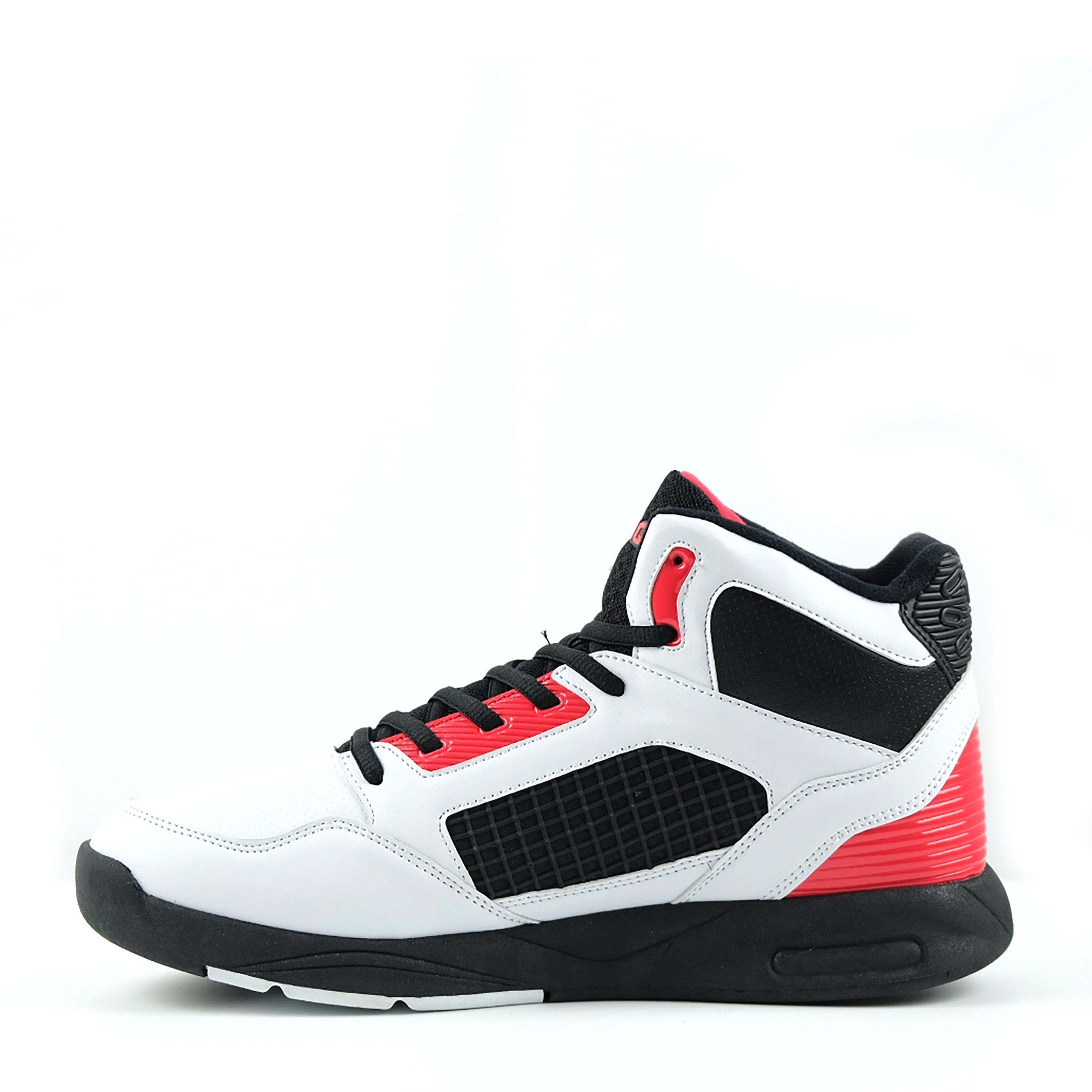 Blanc/Noir/Rouge - SHAQ - Bankshot Mens Basketball Trainers - 2