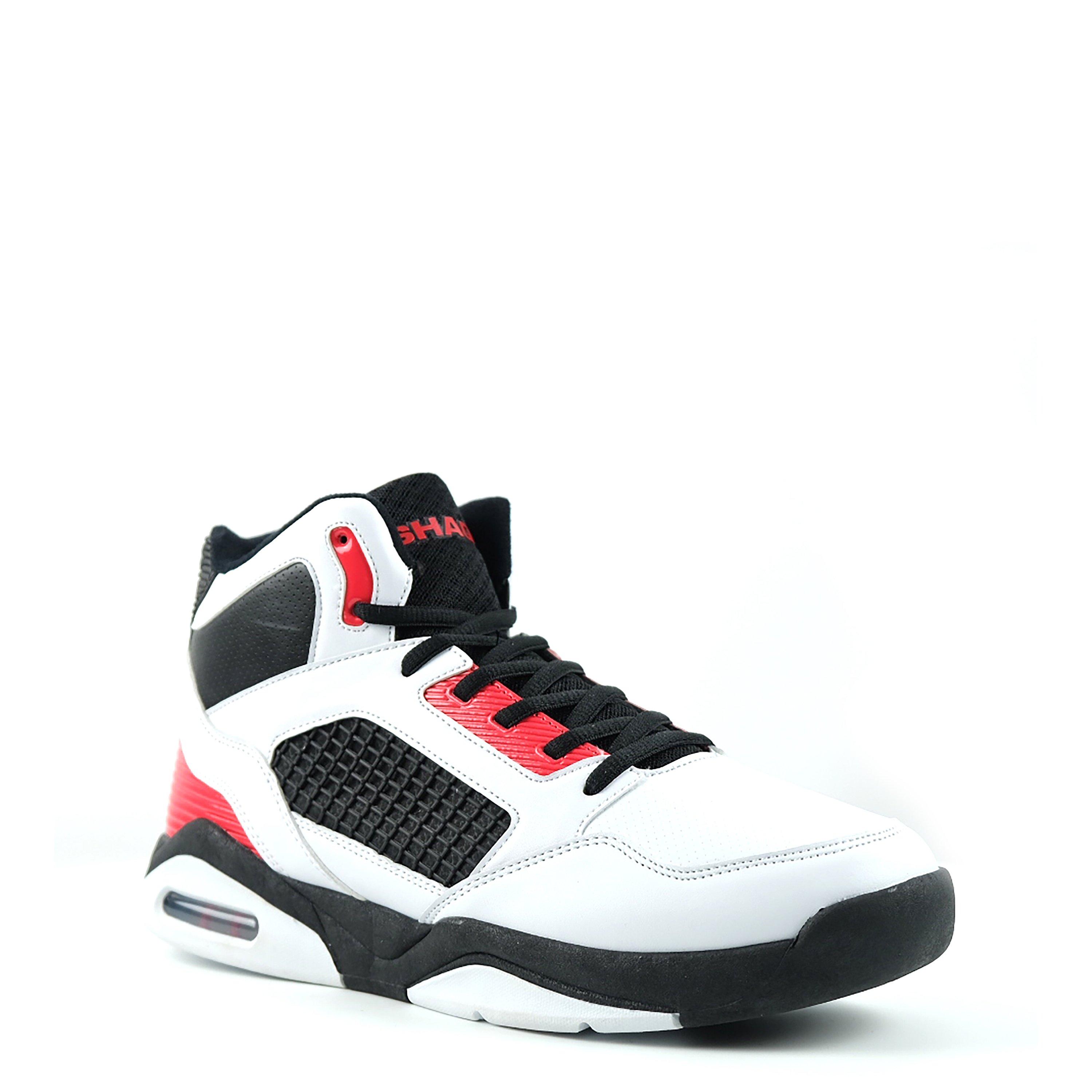 Blanc/Noir/Rouge - SHAQ - Bankshot Mens Basketball Trainers - 3