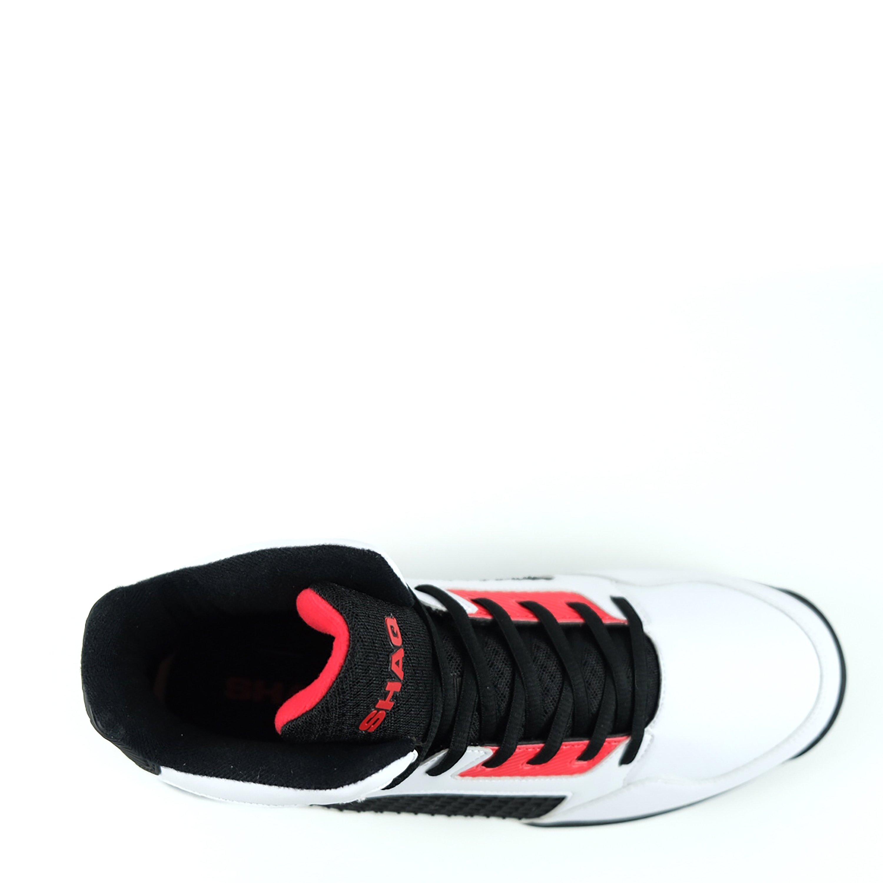 Blanc/Noir/Rouge - SHAQ - Bankshot Mens Basketball Trainers - 5