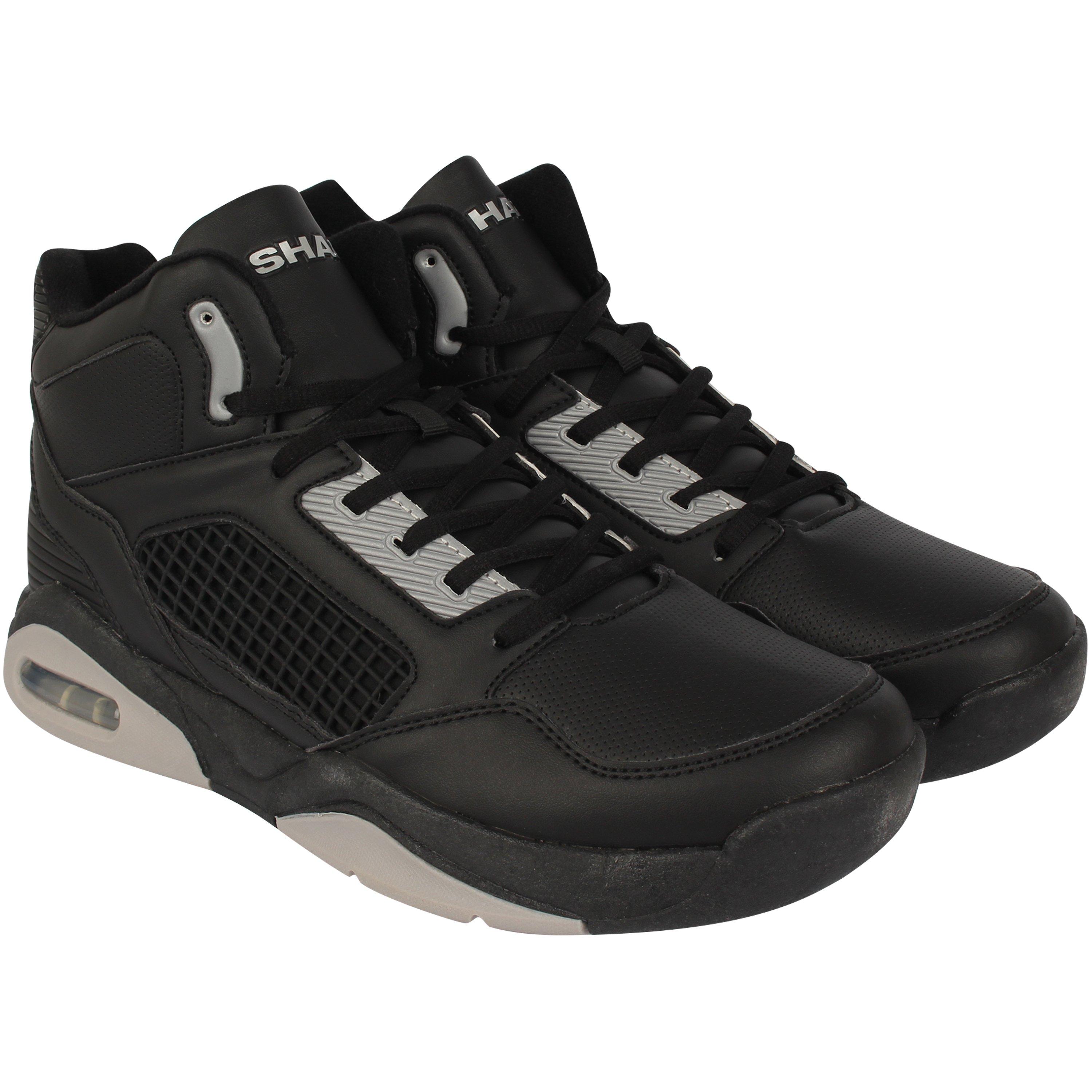 Black - SHAQ - Bankshot Mens Basketball Trainers - 5