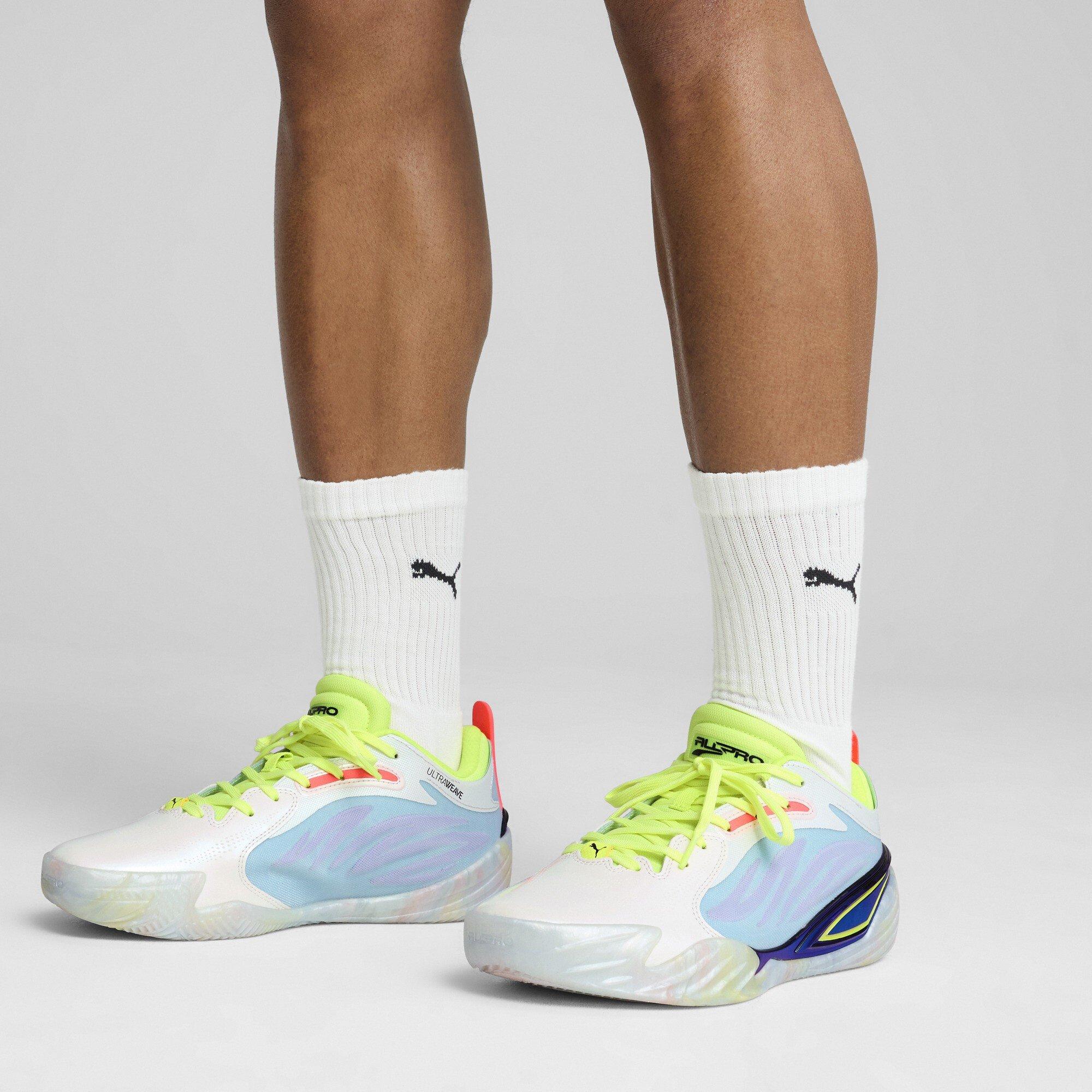 Light Aqua-Ye - Puma - Men's All-Pro Nitro Elite Basketball Trainers - 3