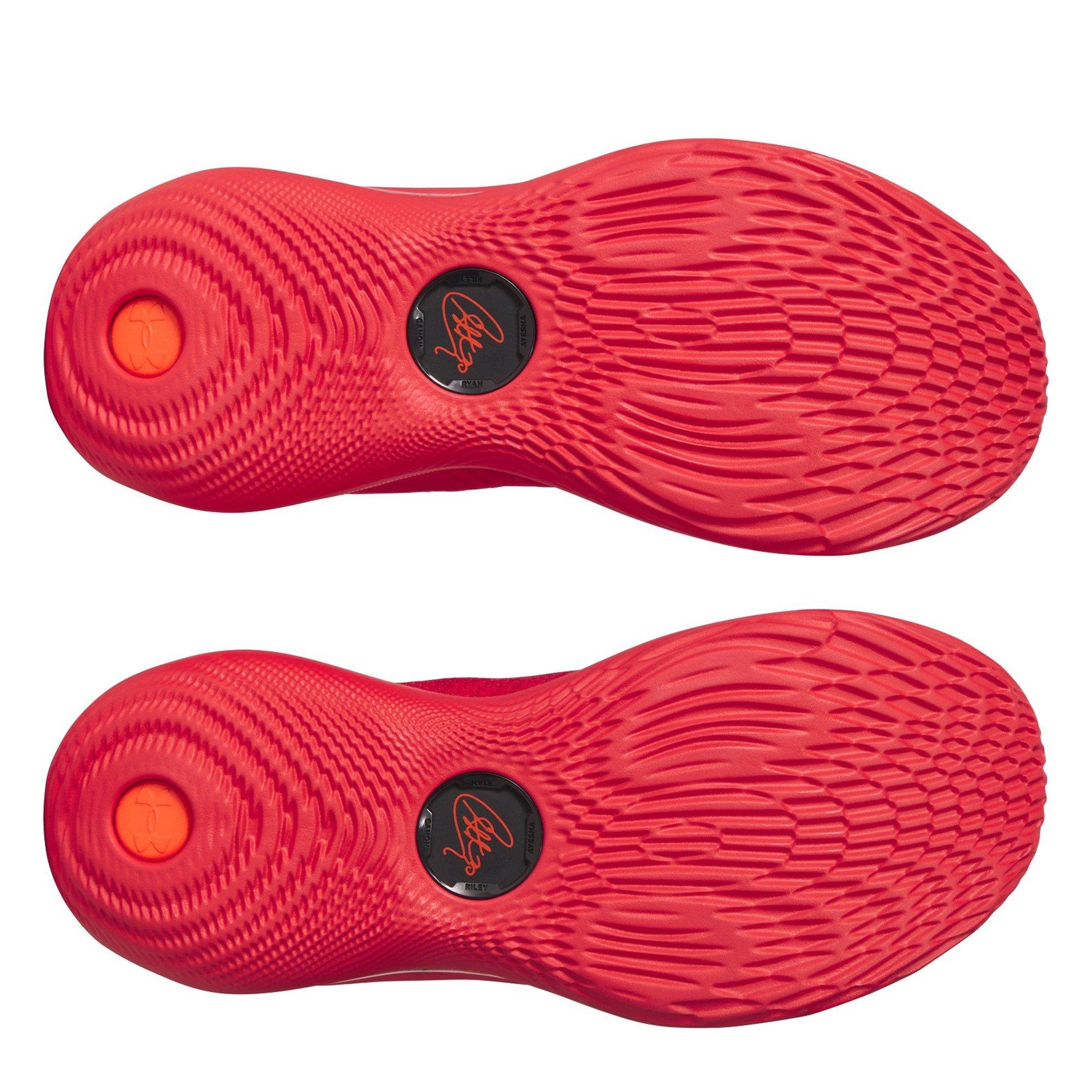 Red/Red/Red - Under Armour - Curry 12 Basketball Trainers Mens - 3