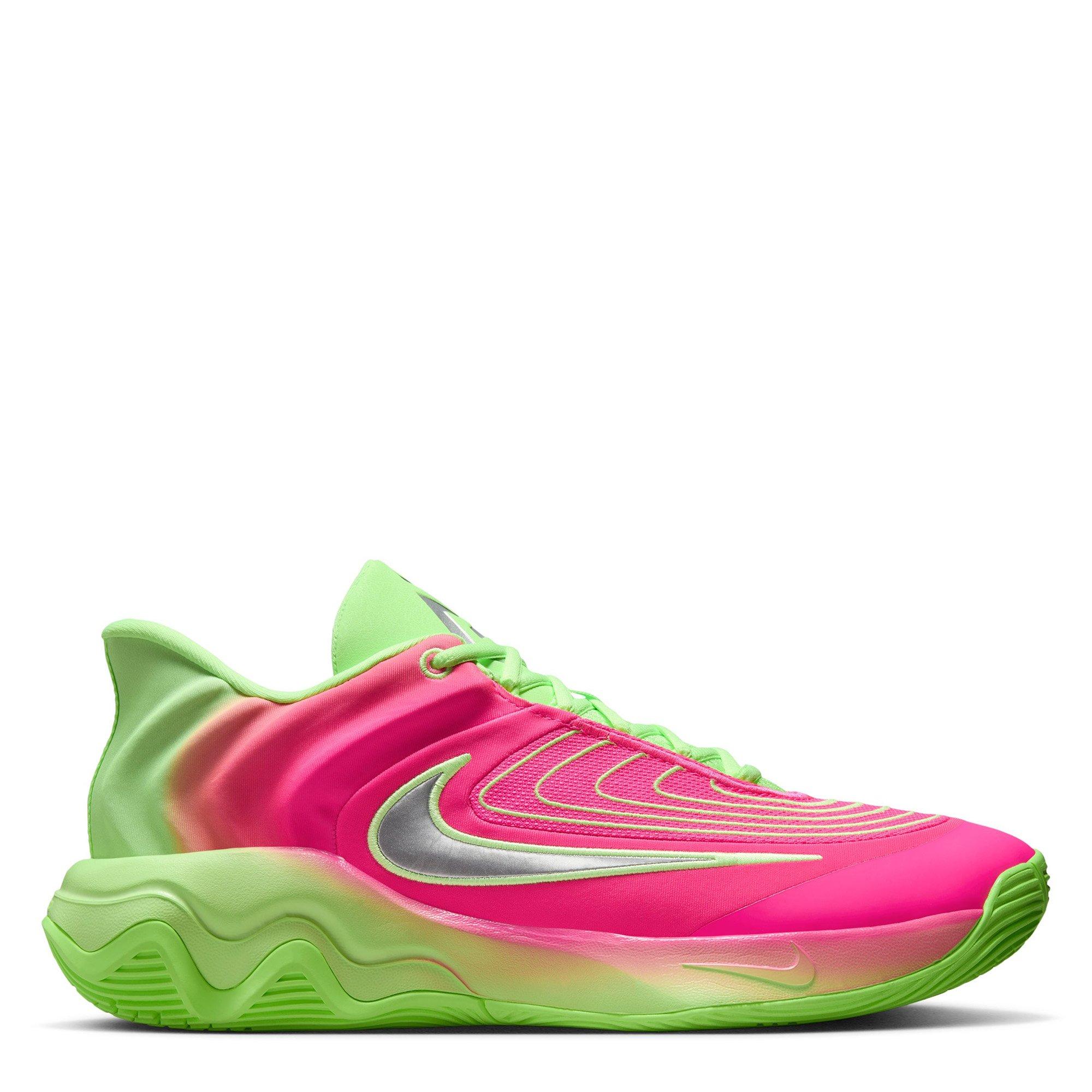 Lime/Silv-Pink - Nike - Giannis Immortality 4 EP Mens Basketball Shoes - 1