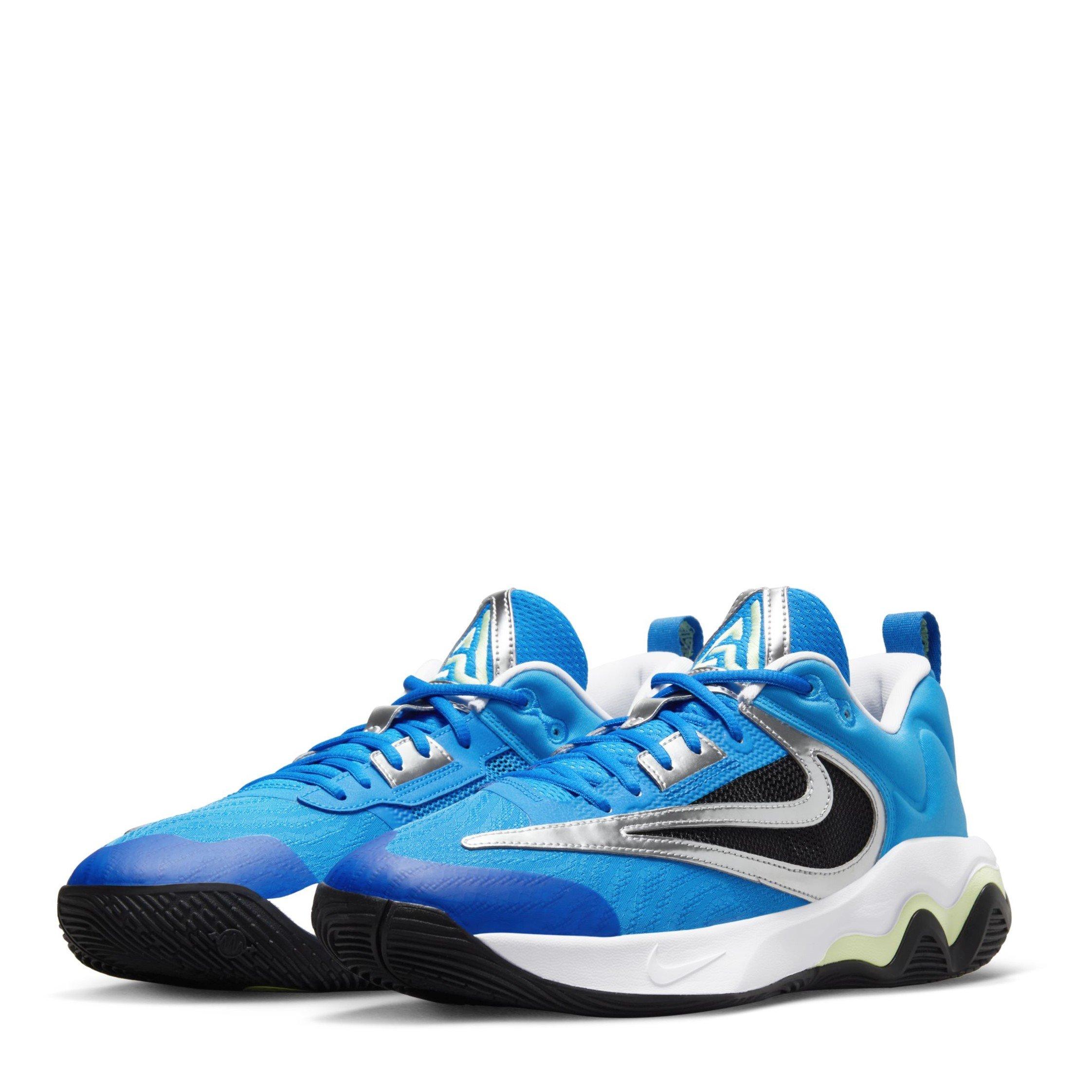 Blå/Sort/Hvid - Nike - Giannis Immortality 3 Basketball Shoes - 4