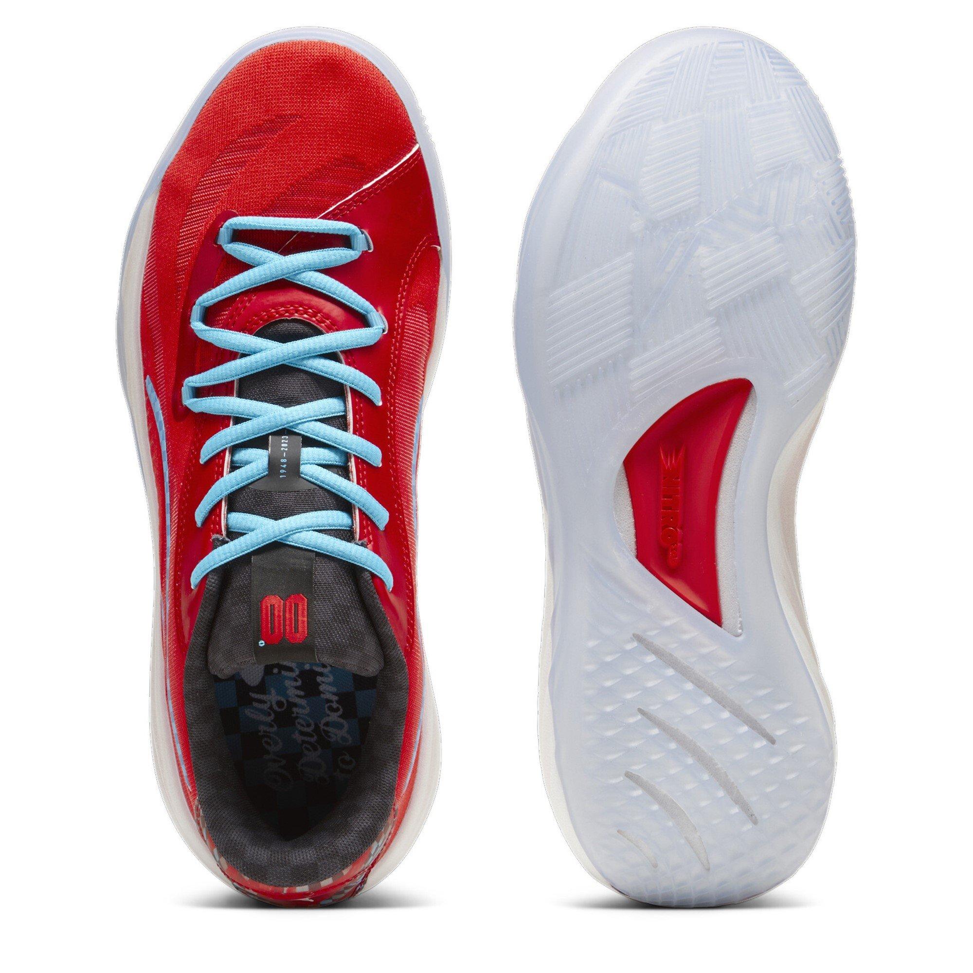 Rød/Blå - Puma - All Pro Nitro Scoot Basketball Trainers - 3