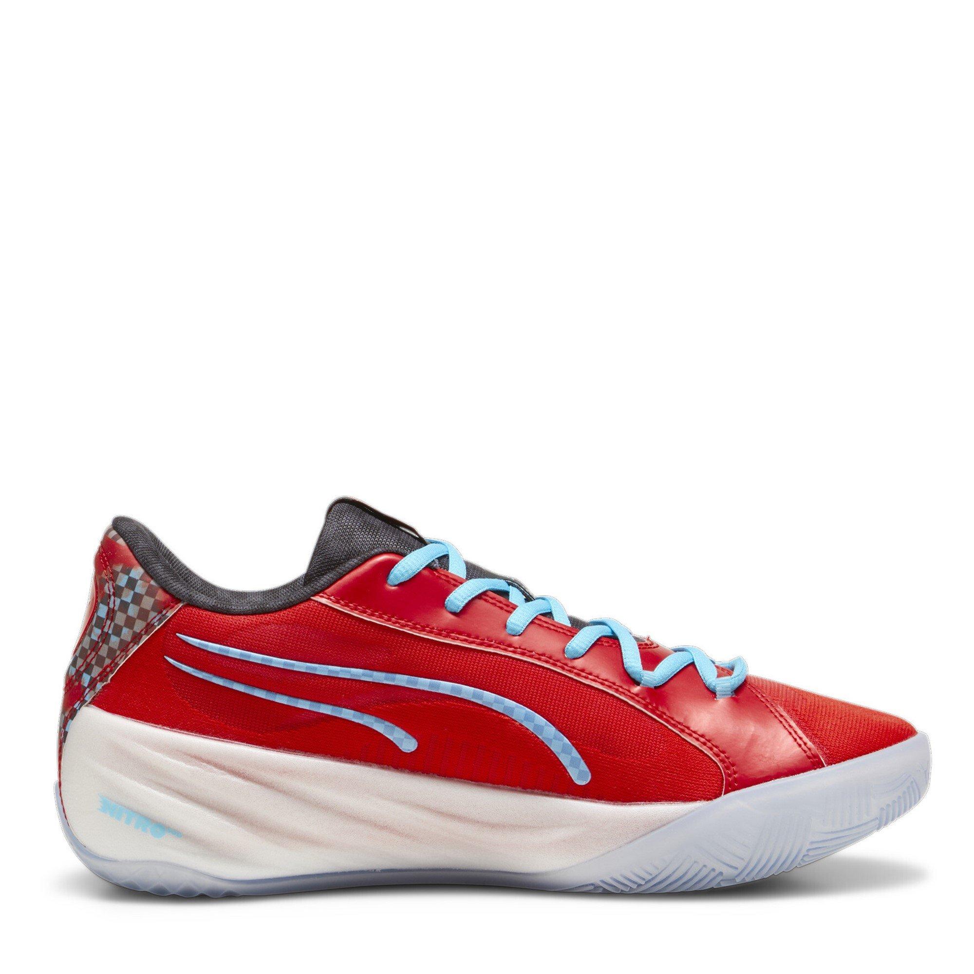 Rød/Blå - Puma - All Pro Nitro Scoot Basketball Trainers - 4