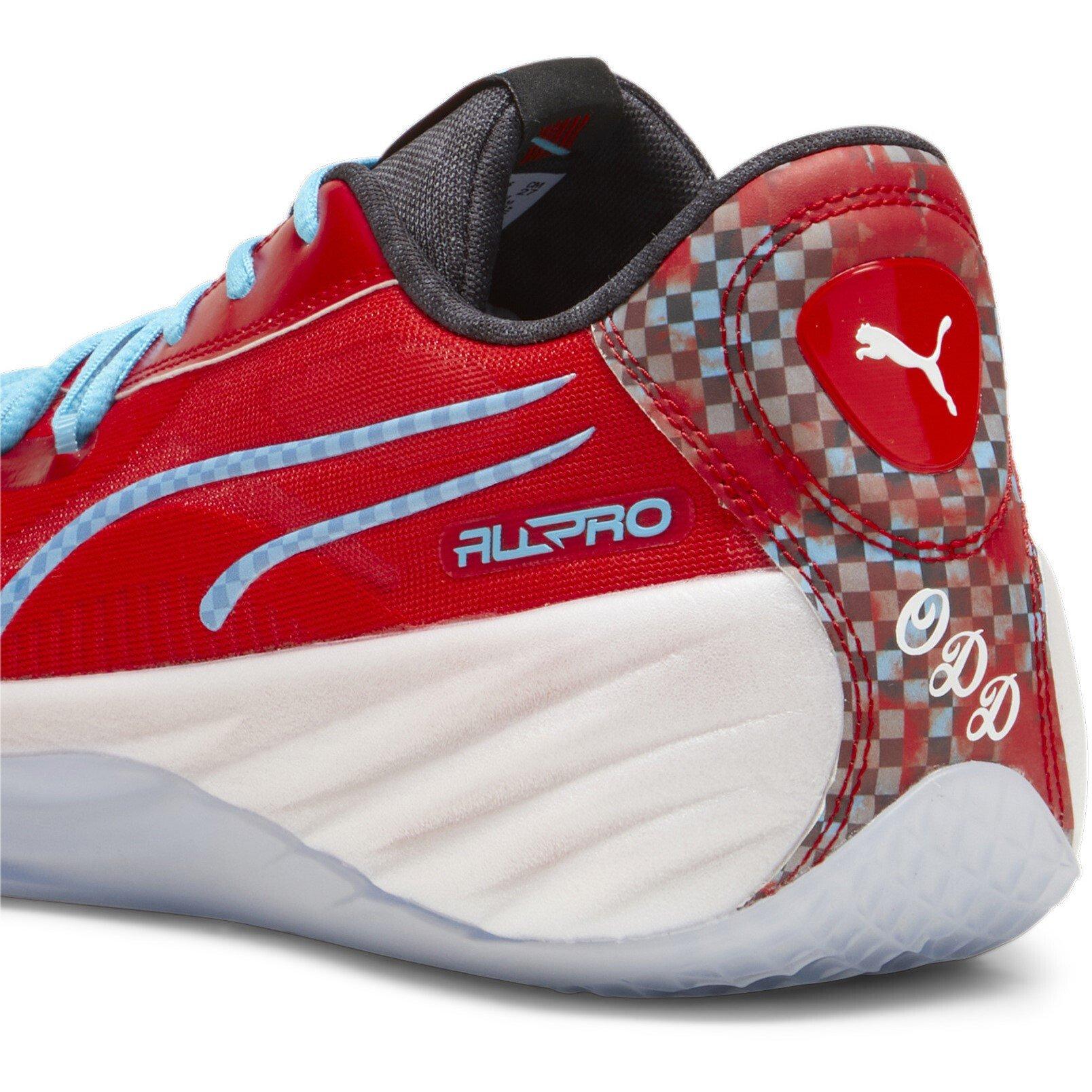 Rød/Blå - Puma - All Pro Nitro Scoot Basketball Trainers - 5