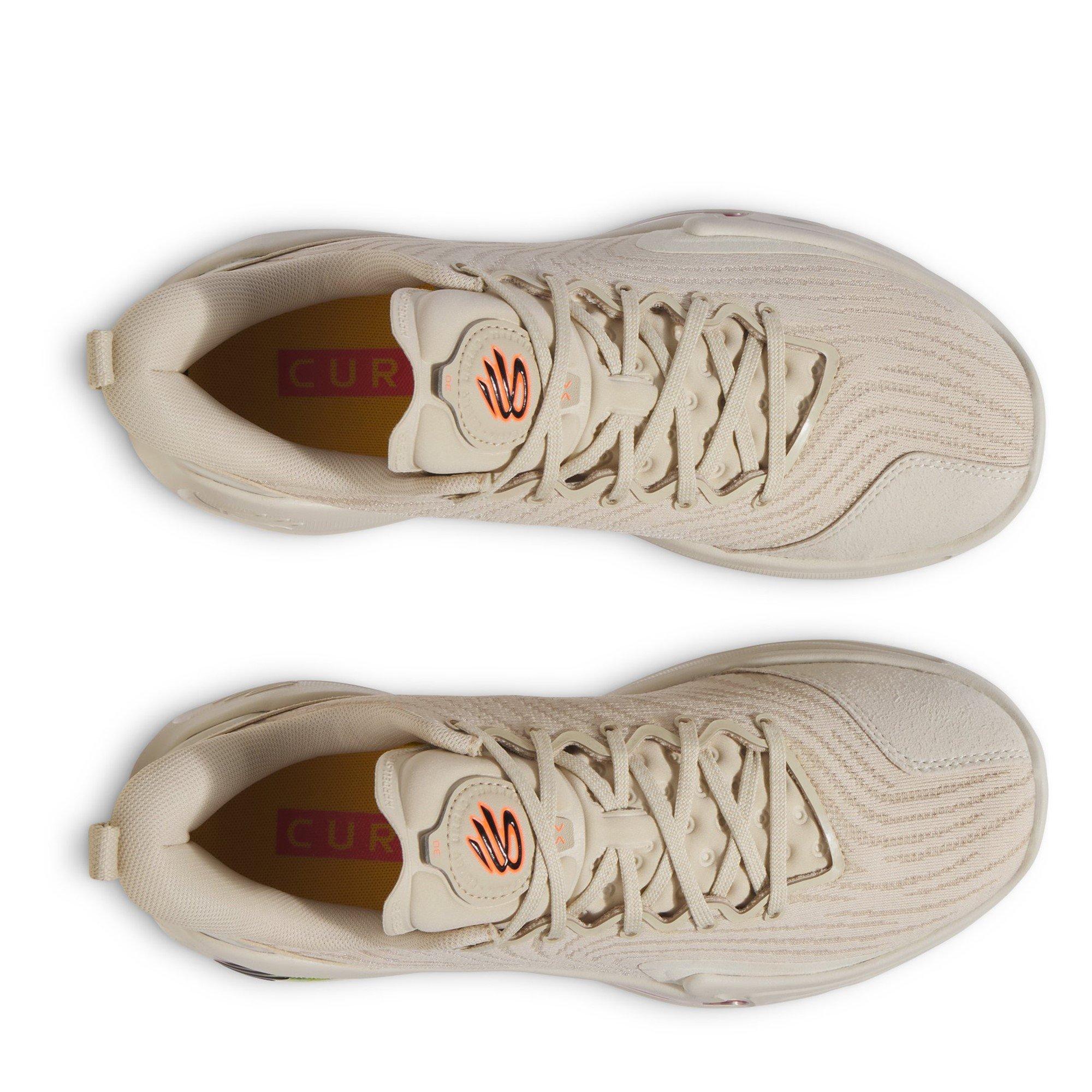 Sand/Wht/Blk - Under Armour - Curry 12 Basketball Trainers - 4