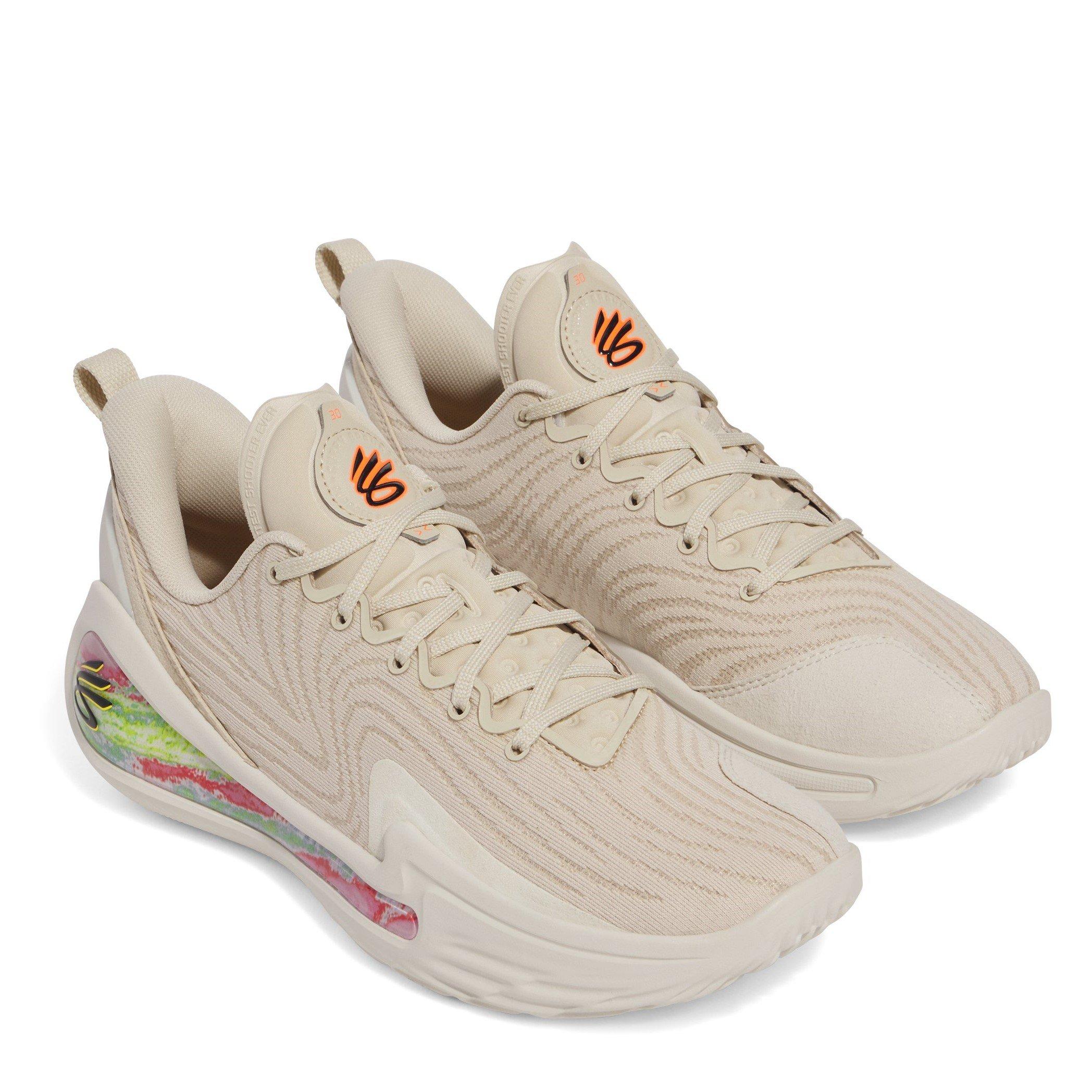 Sand/Wht/Blk - Under Armour - Curry 12 Basketball Trainers - 5