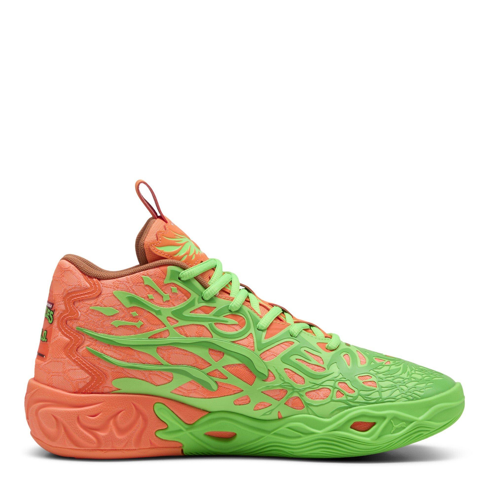 Fluro Groen P - Puma - Men's Mb.04 Tmnt L&M Basketball Trainers - 5