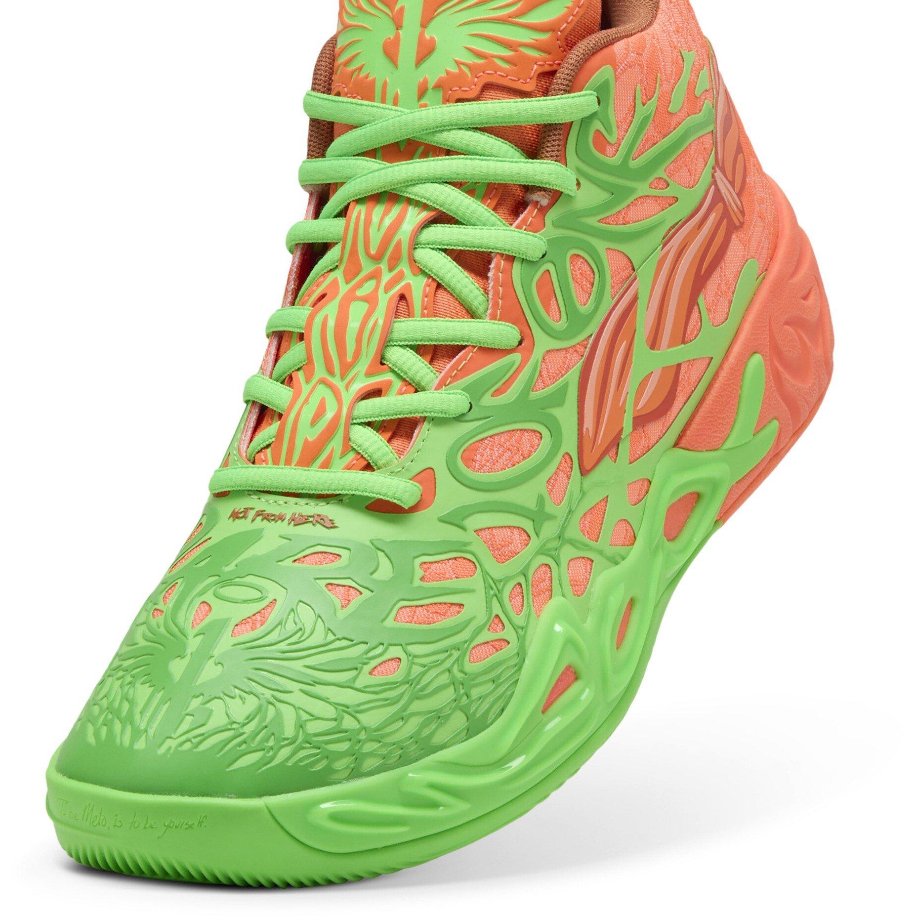 Fluro Groen P - Puma - Men's Mb.04 Tmnt L&M Basketball Trainers - 8