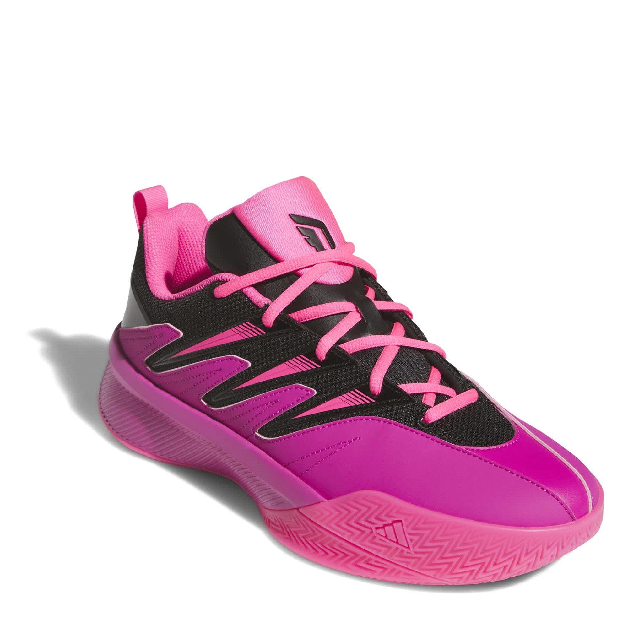 Leuchtendes Fuchsia - adidas - Adults Dame Certified 99 Basketball Trainers - 3