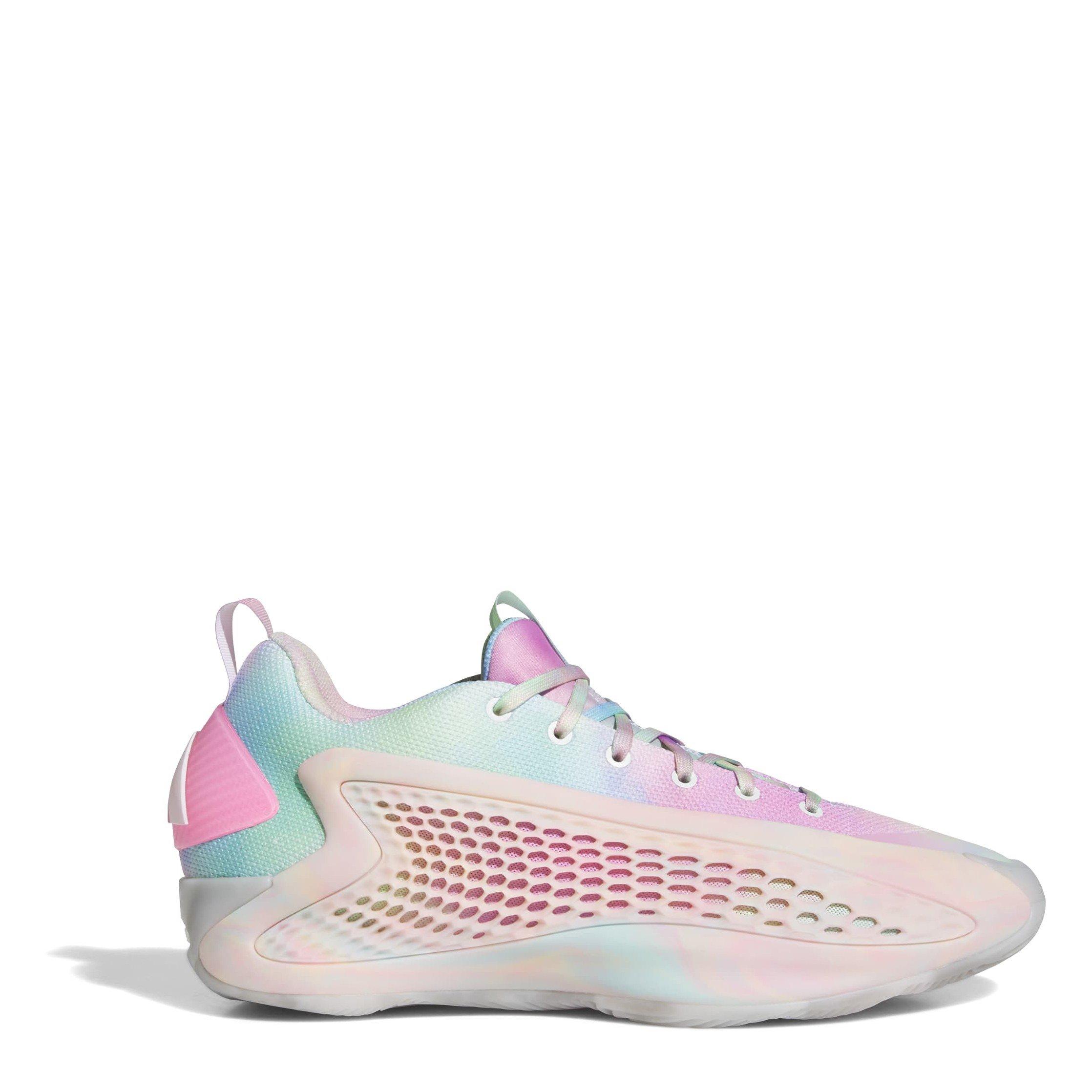 Wht/Ora/Pnk - adidas - Anthony Edwards 1 Basketball Shoes Mens - 1