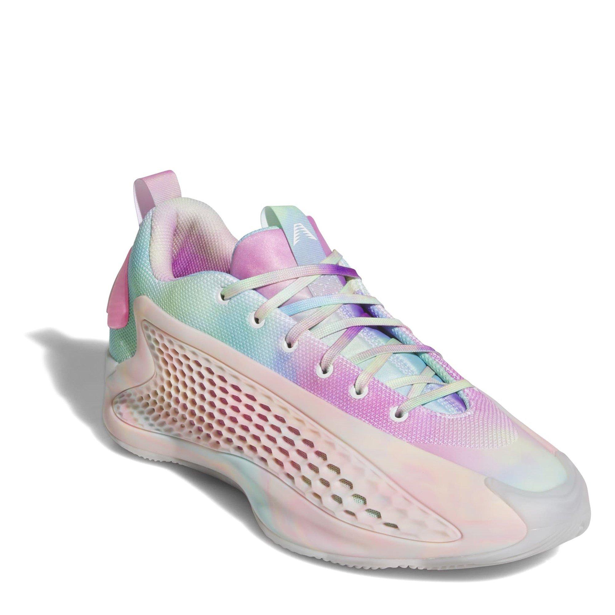 Wht/Ora/Pnk - adidas - Anthony Edwards 1 Basketball Shoes Mens - 3