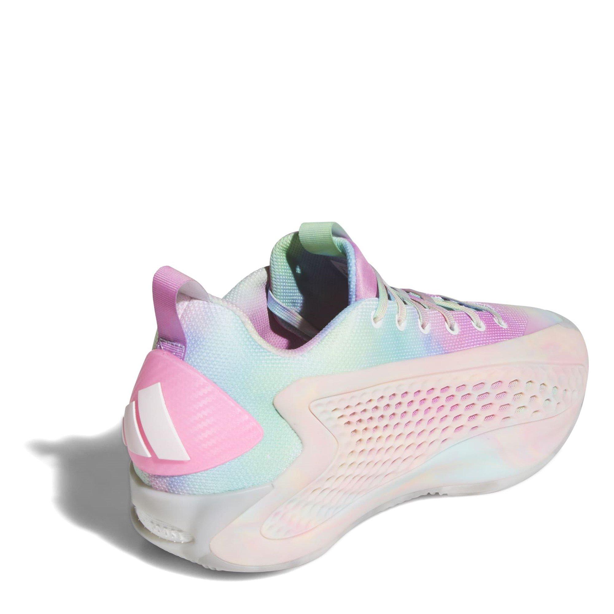 Wht/Ora/Pnk - adidas - Anthony Edwards 1 Basketball Shoes Mens - 4