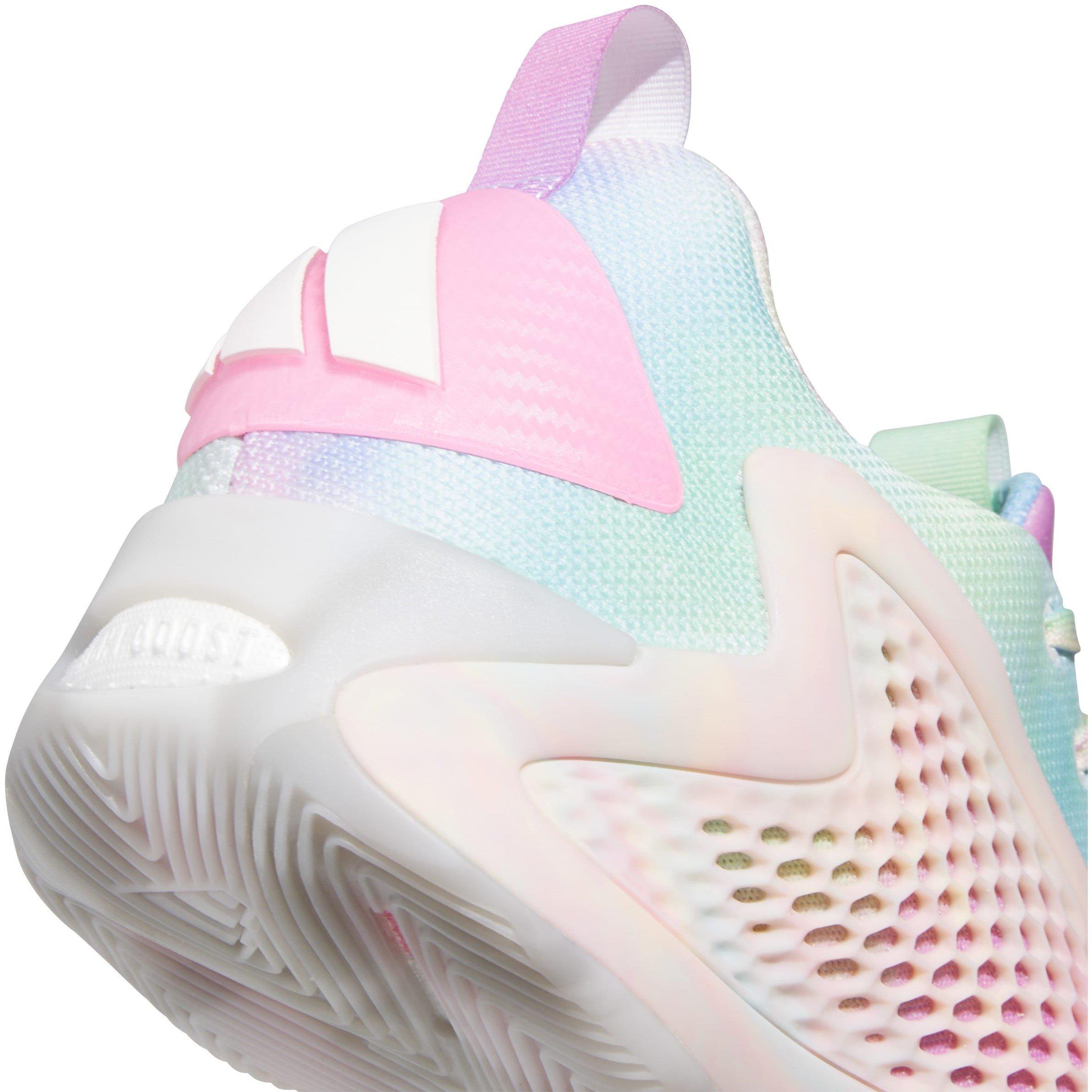 Wht/Ora/Pnk - adidas - Anthony Edwards 1 Basketball Shoes Mens - 7