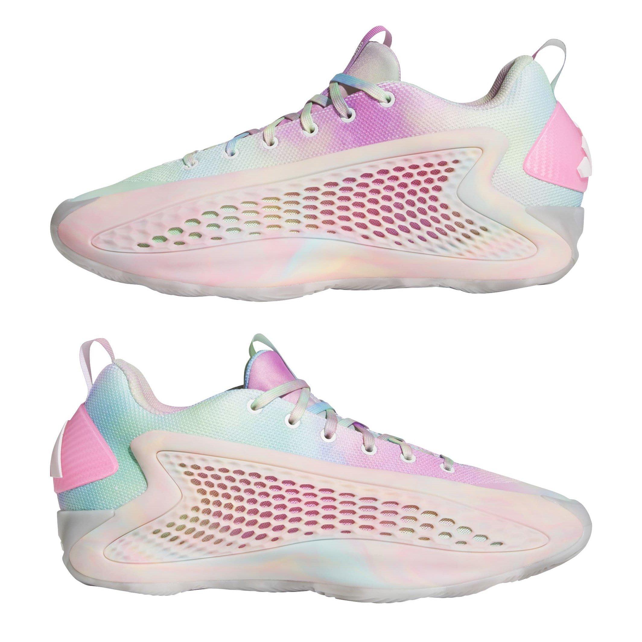 Wht/Ora/Pnk - adidas - Anthony Edwards 1 Basketball Shoes Mens - 9