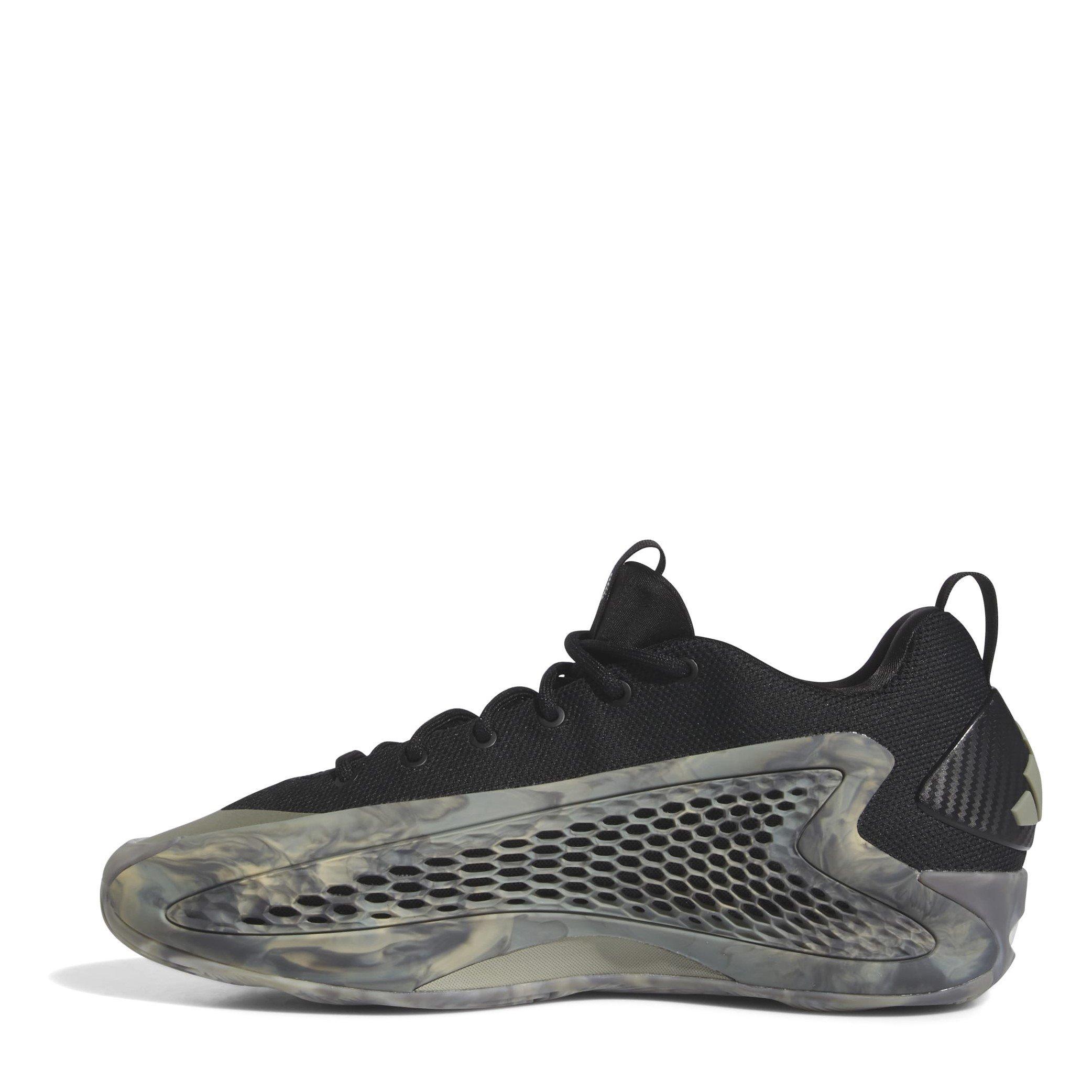 Argent/Noir - adidas - Anthony Edwards 1 Basketball Shoes Mens - 2