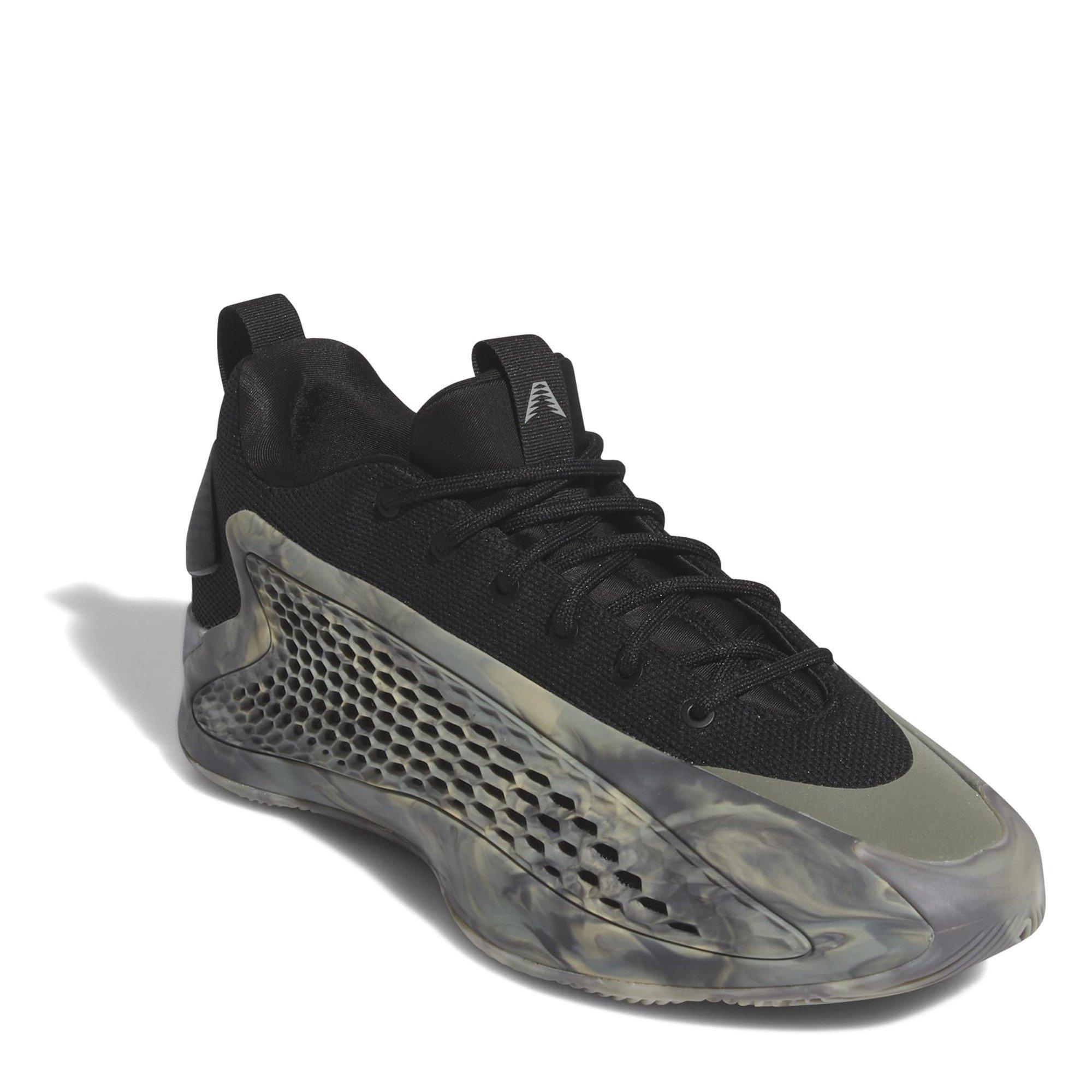 Argent/Noir - adidas - Anthony Edwards 1 Basketball Shoes Mens - 3