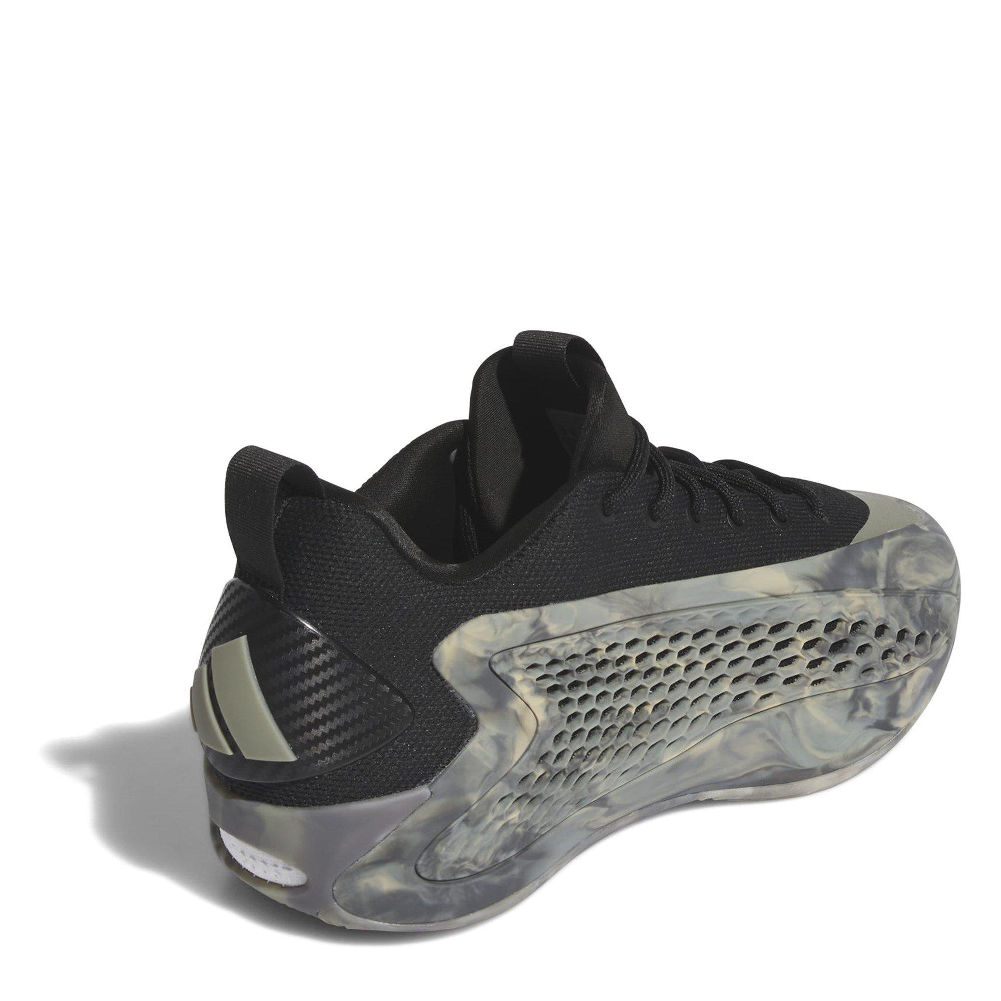 Argent/Noir - adidas - Anthony Edwards 1 Basketball Shoes Mens - 4