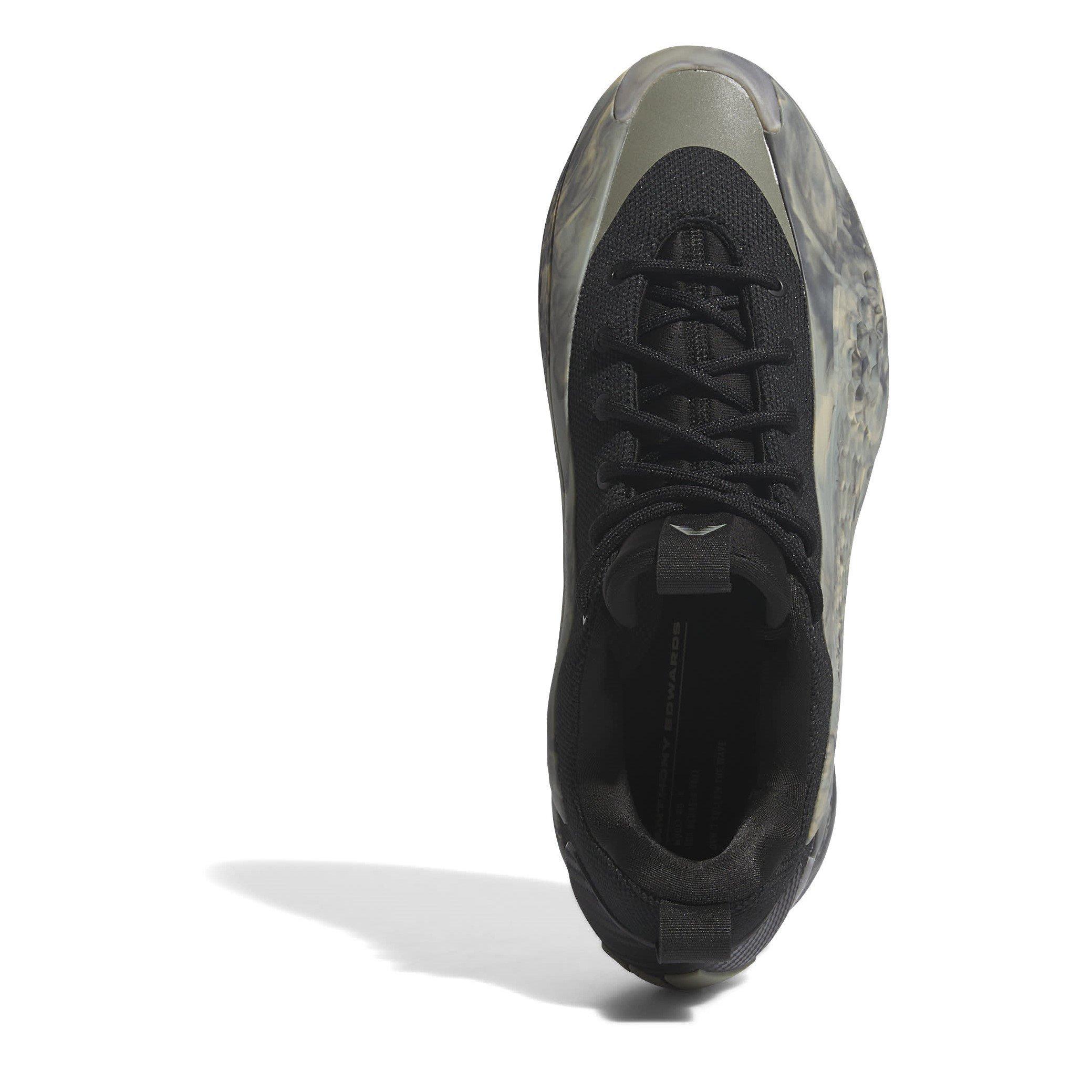 Argent/Noir - adidas - Anthony Edwards 1 Basketball Shoes Mens - 5