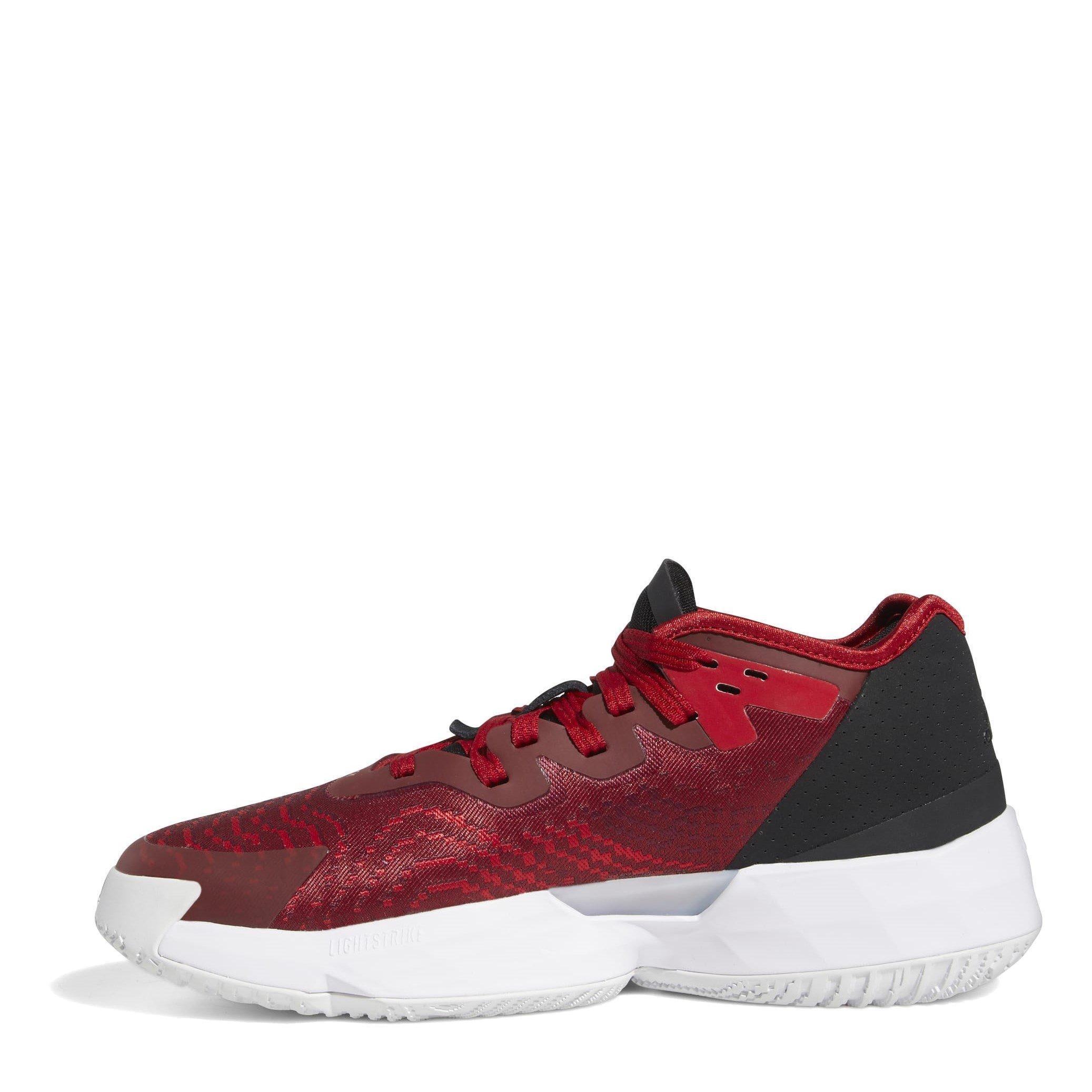 Rood/Wit/Zwart - adidas - D.O.N. Issue 4 Basketball Shoes Mens - 2