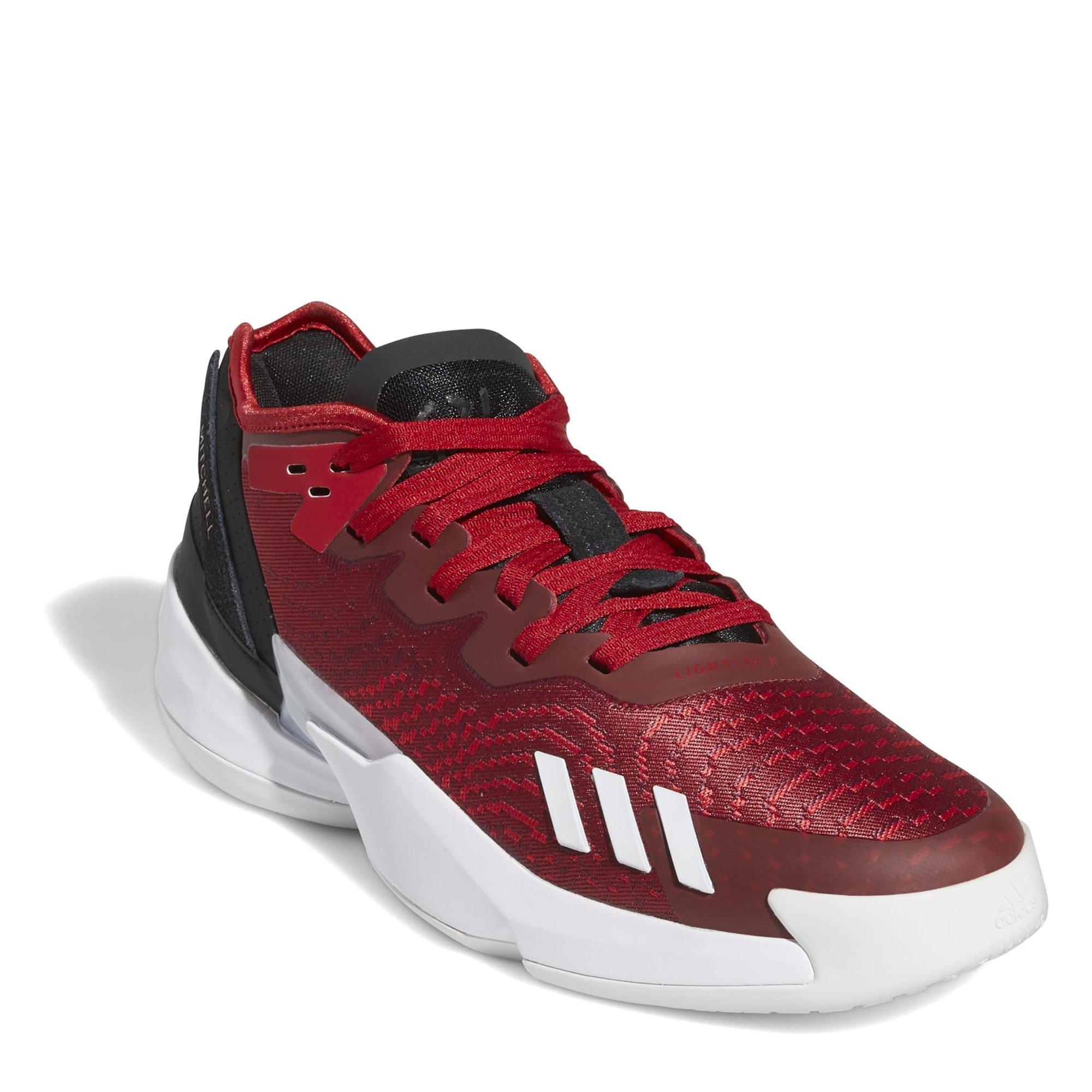 Rood/Wit/Zwart - adidas - D.O.N. Issue 4 Basketball Shoes Mens - 3