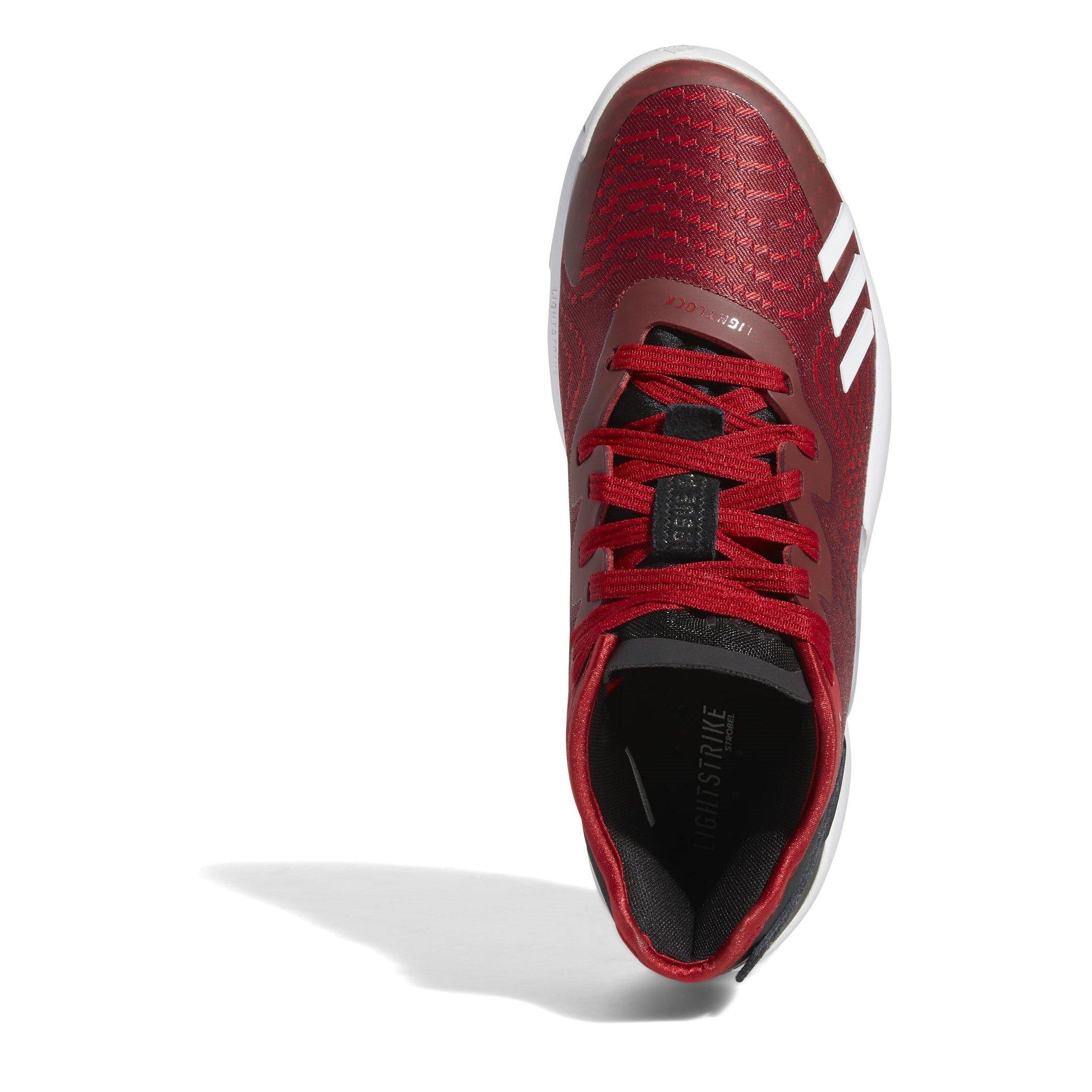 Rood/Wit/Zwart - adidas - D.O.N. Issue 4 Basketball Shoes Mens - 5
