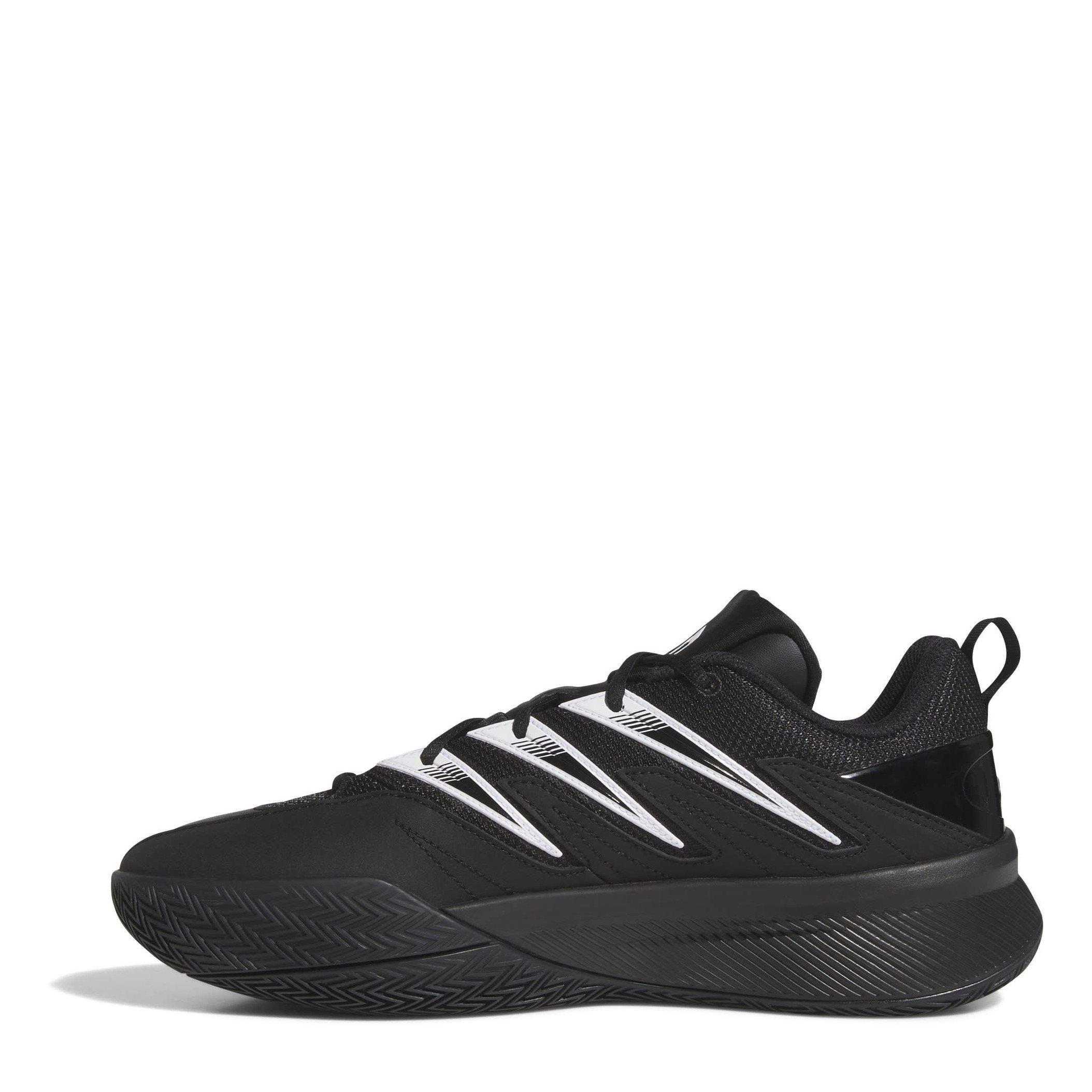 Blk/Wht/Blk - adidas - Dame Certified 3 Basketball Trainers Mens - 2