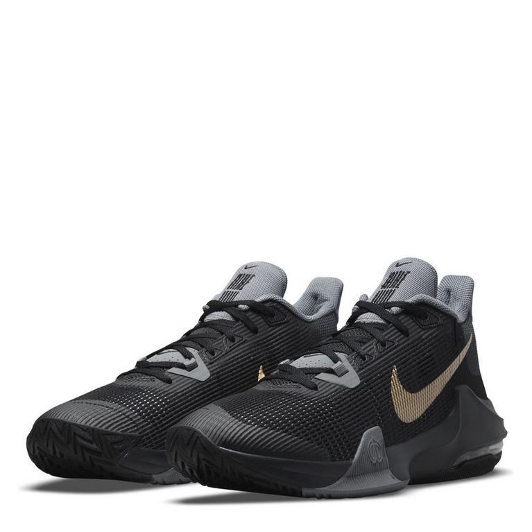 Noir/Or/Gris - Nike - Air Max Impact 3 Basketball Shoe - 4