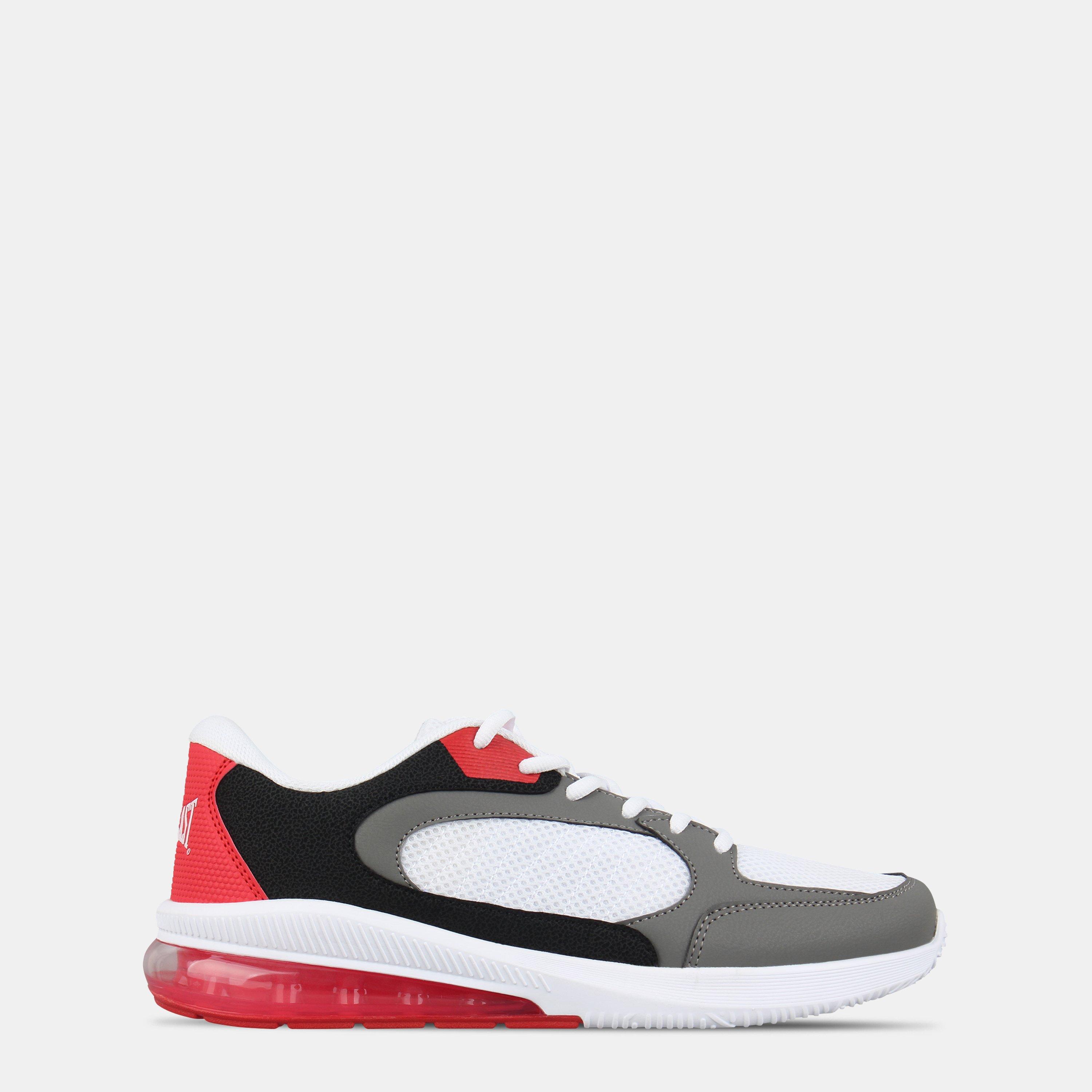 Everlast Men's Assist Lightweight Basketball Trainers - White/Red - 11 (46)